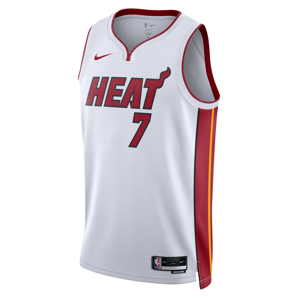 Giannis Antetokounmpo Miami Heat Association Edition Swingman Jersey - White - Unisex