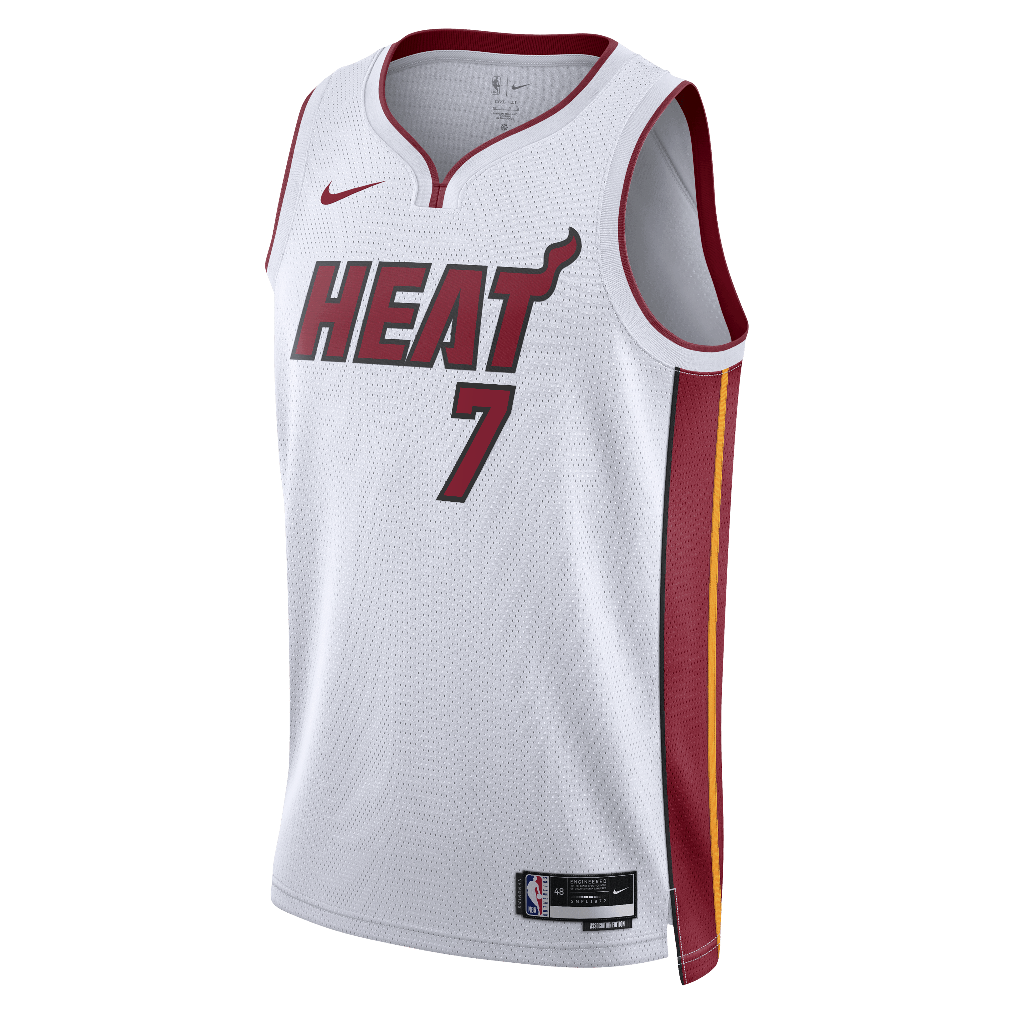 Giannis Antetokounmpo Miami Heat Association Edition Swingman Jersey - White - Unisex