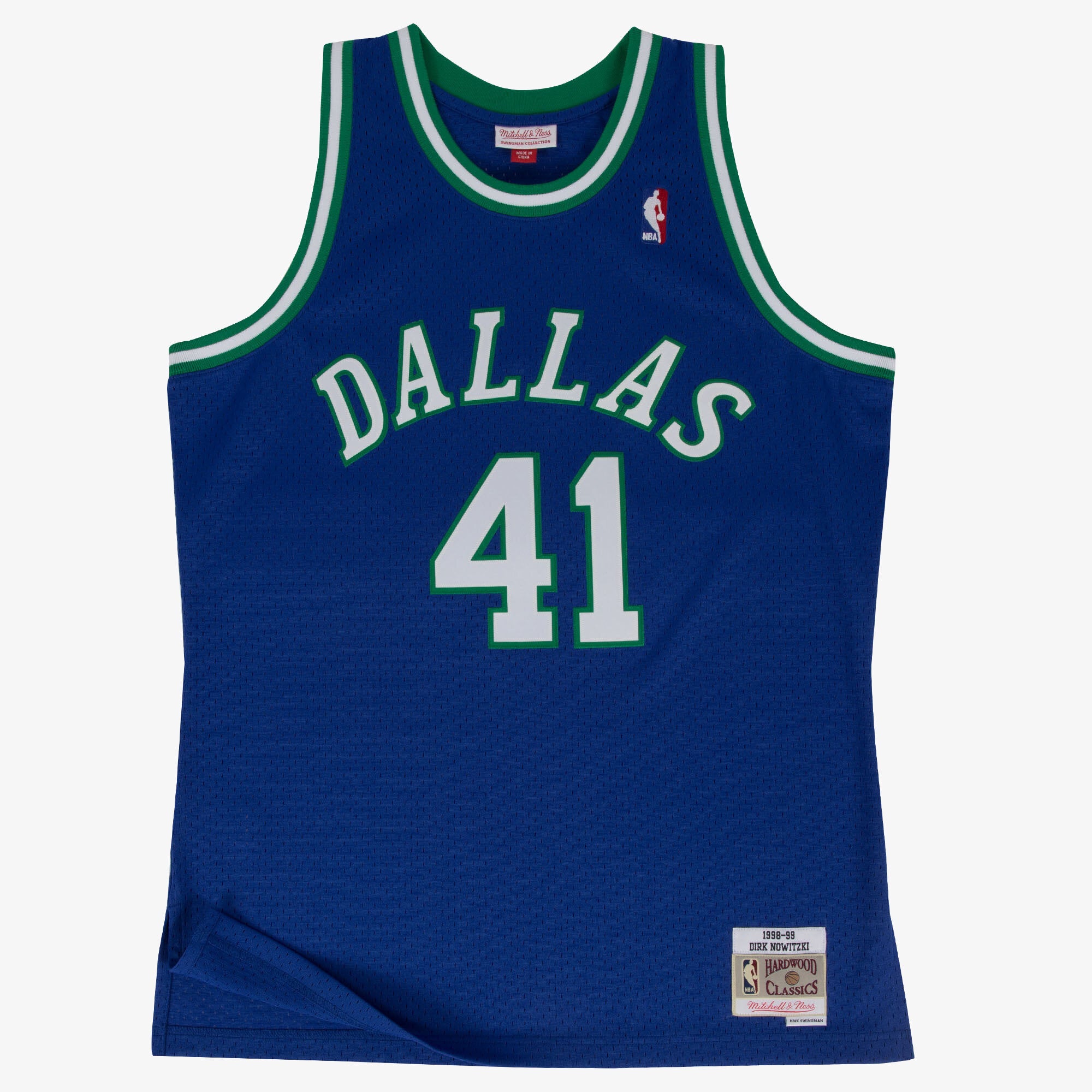 Dirk Nowitzki Dallas Mavericks 1998-99 Swingman Road Jersey
