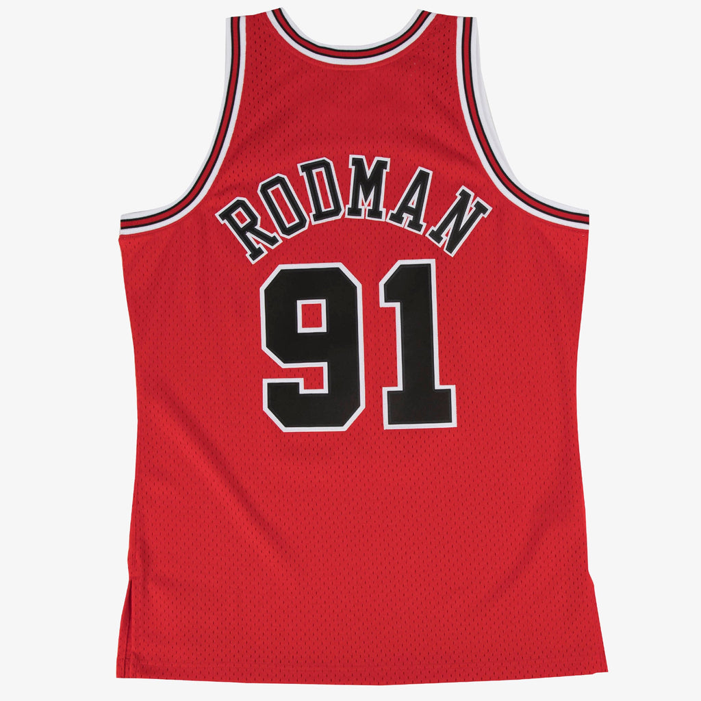 Dennis Rodman Chicago Bulls 1997-98 Swingman Road Jersey