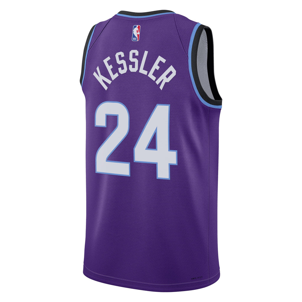 Walker Kessler Utah Jazz Icon Edition Replica Swingman Jersey - Purple - Youth