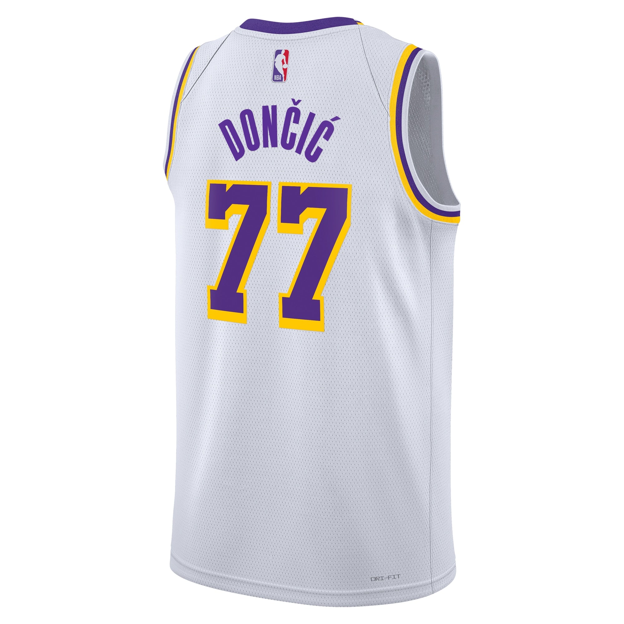 Luka Dončić Los Angeles Lakers Association Edition Swingman Jersey - White - Unisex