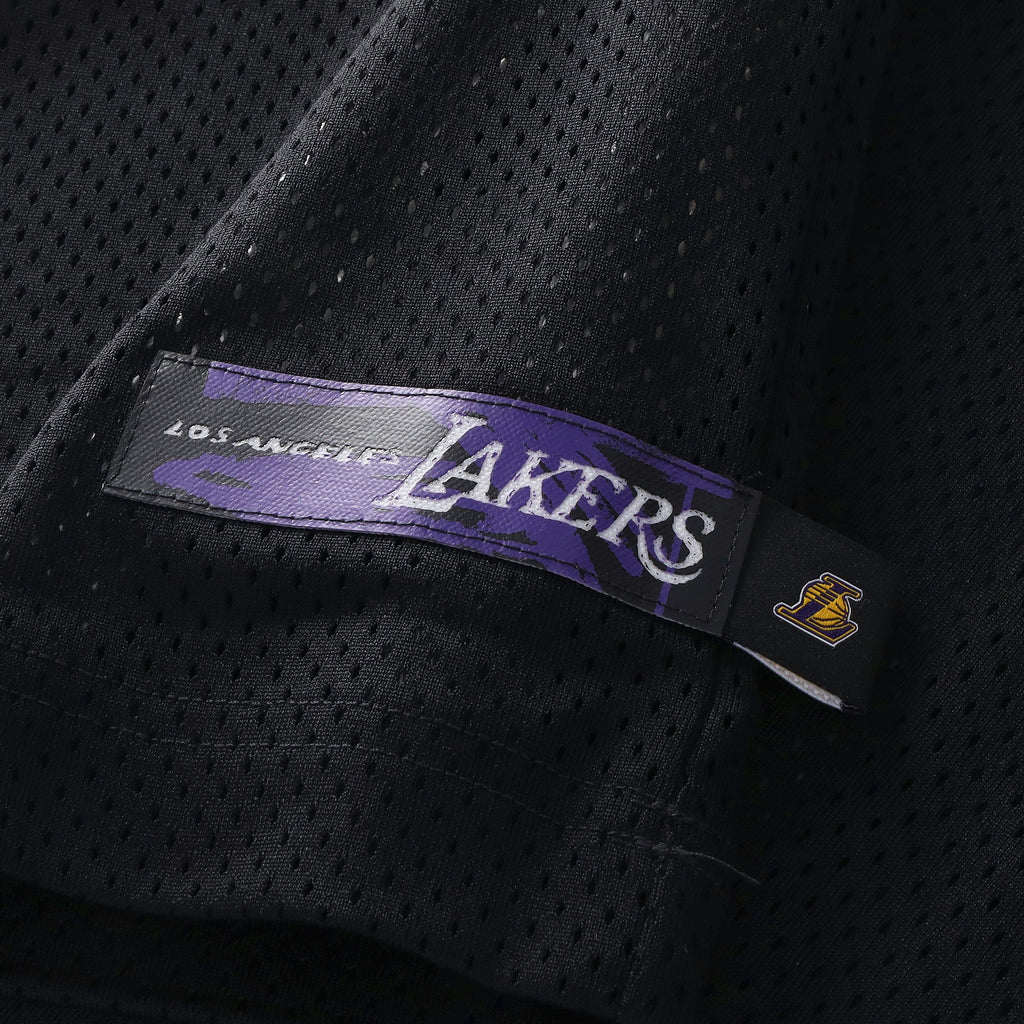 Los Angeles Lakers Courtside Football Jersey - Black - Mens