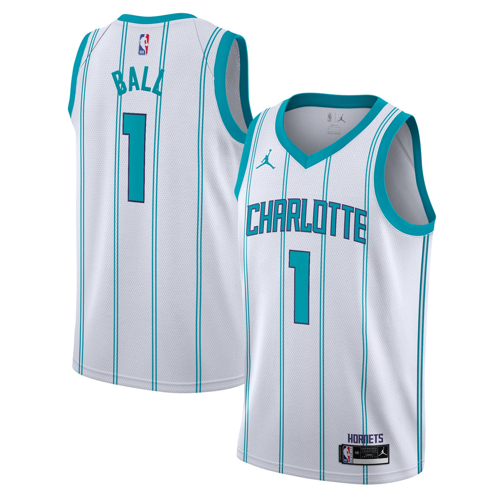 LaMelo Ball Charlotte Hornets Association Edition Swingman Jersey - White - Youth