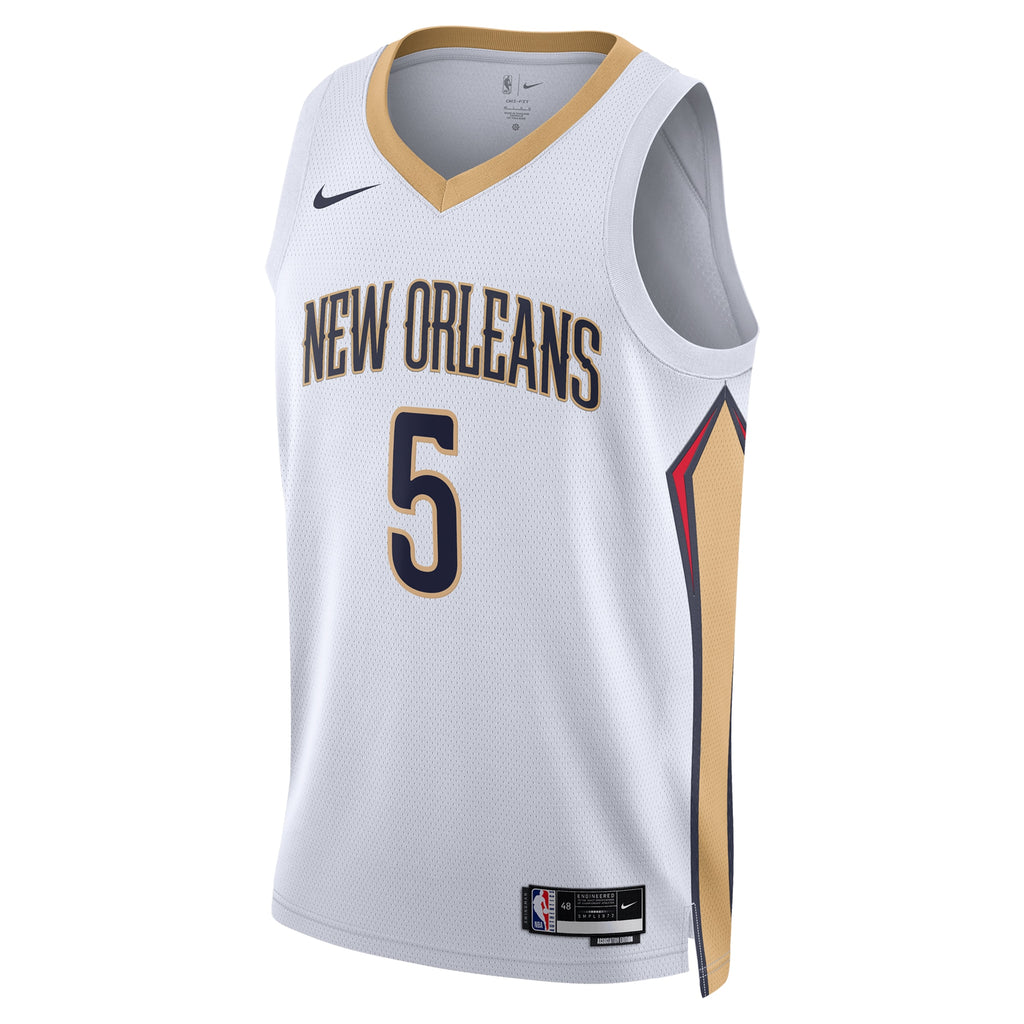 Dejounte Murray New Orleans Pelicans Association Edition Swingman Jersey - White - Unisex