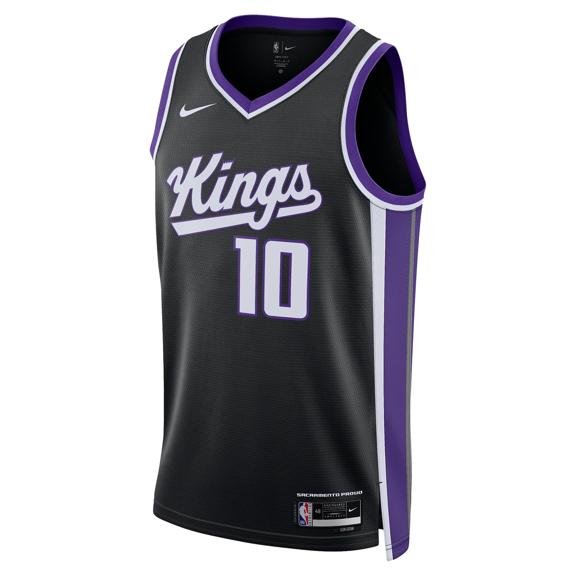 DeMar DeRozan Sacramento Kings Icon Edition Swingman Jersey - Black - Unisex