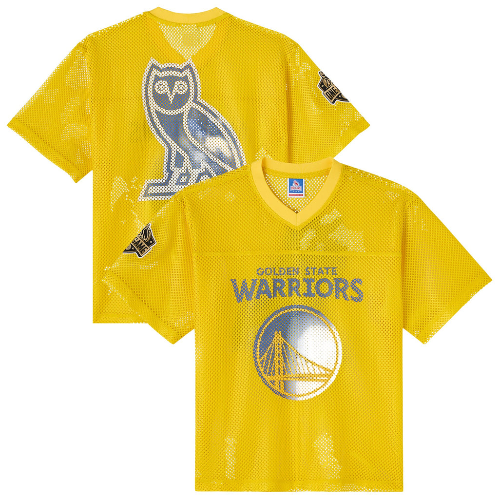 Golden State Warriors OVO Mesh Football Jersey - Mens