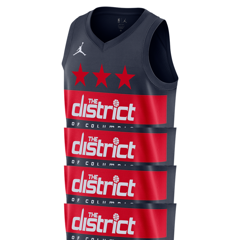 Trae Young Washington Wizards Statement Edition Swingman Jersey - Navy - Mens