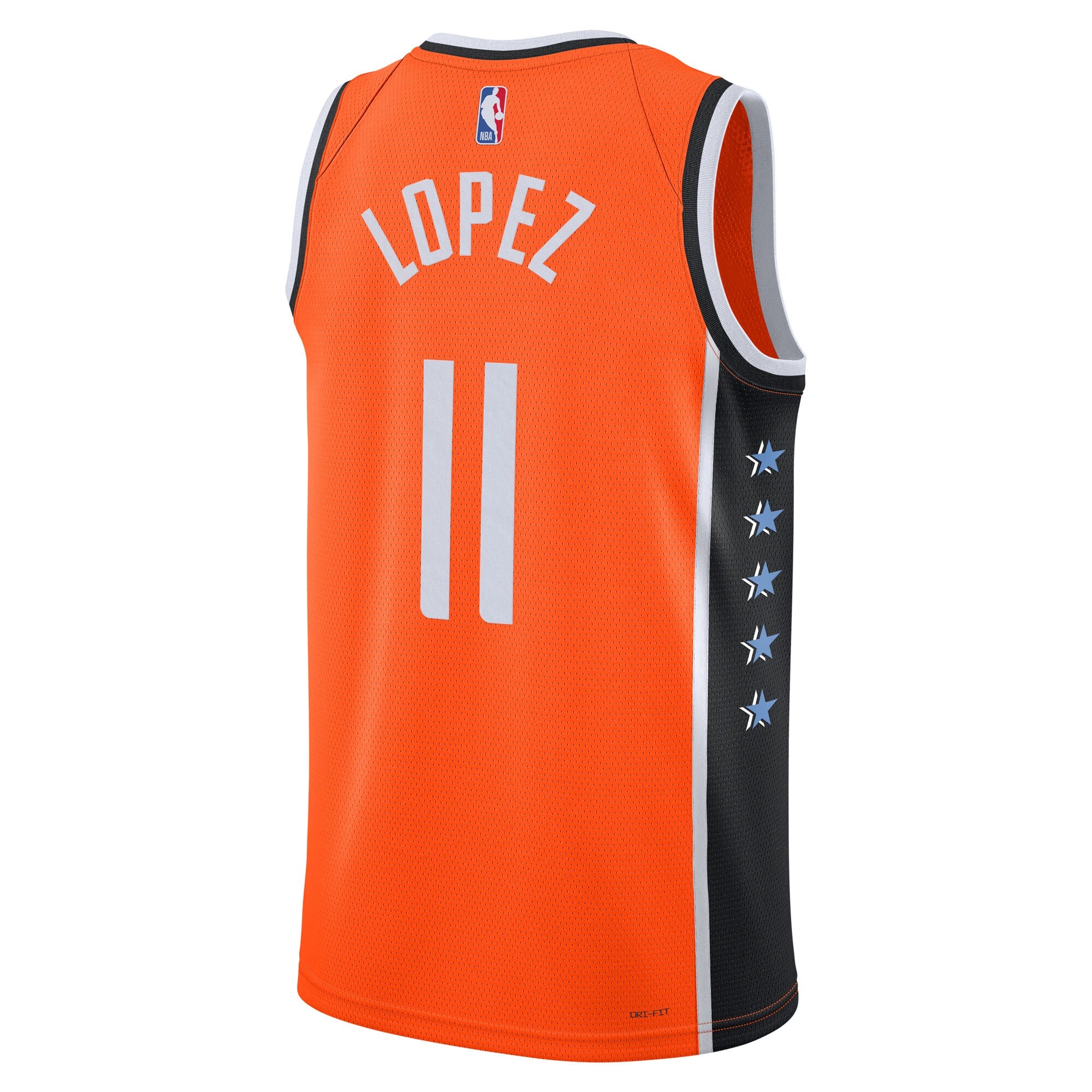 Brook Lopez Los Angeles Clippers 2025/26 City Edition Swingman Jersey - Orange - Unisex