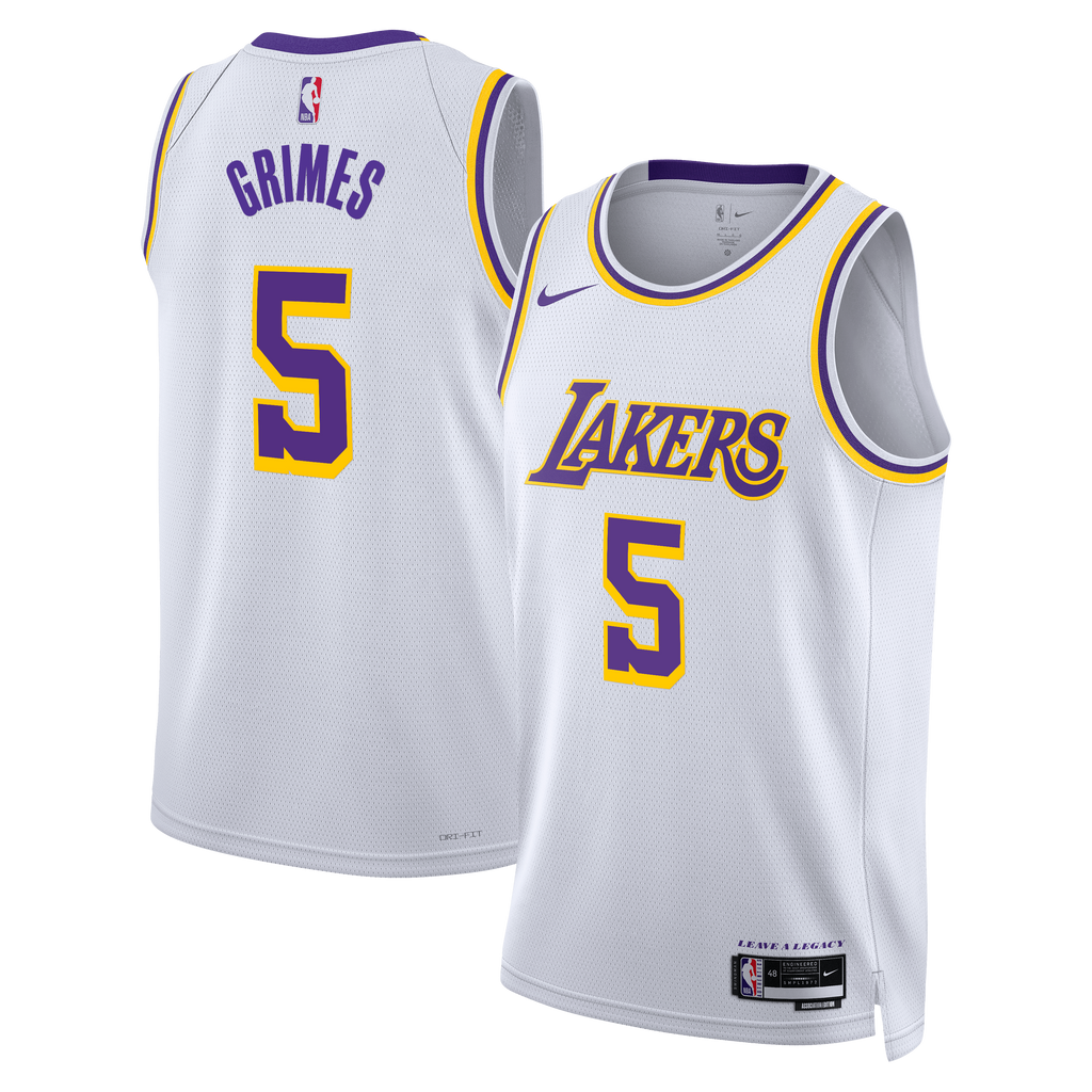 Quentin Grimes Los Angeles Lakers Association Edition Swingman Jersey - White - Unisex