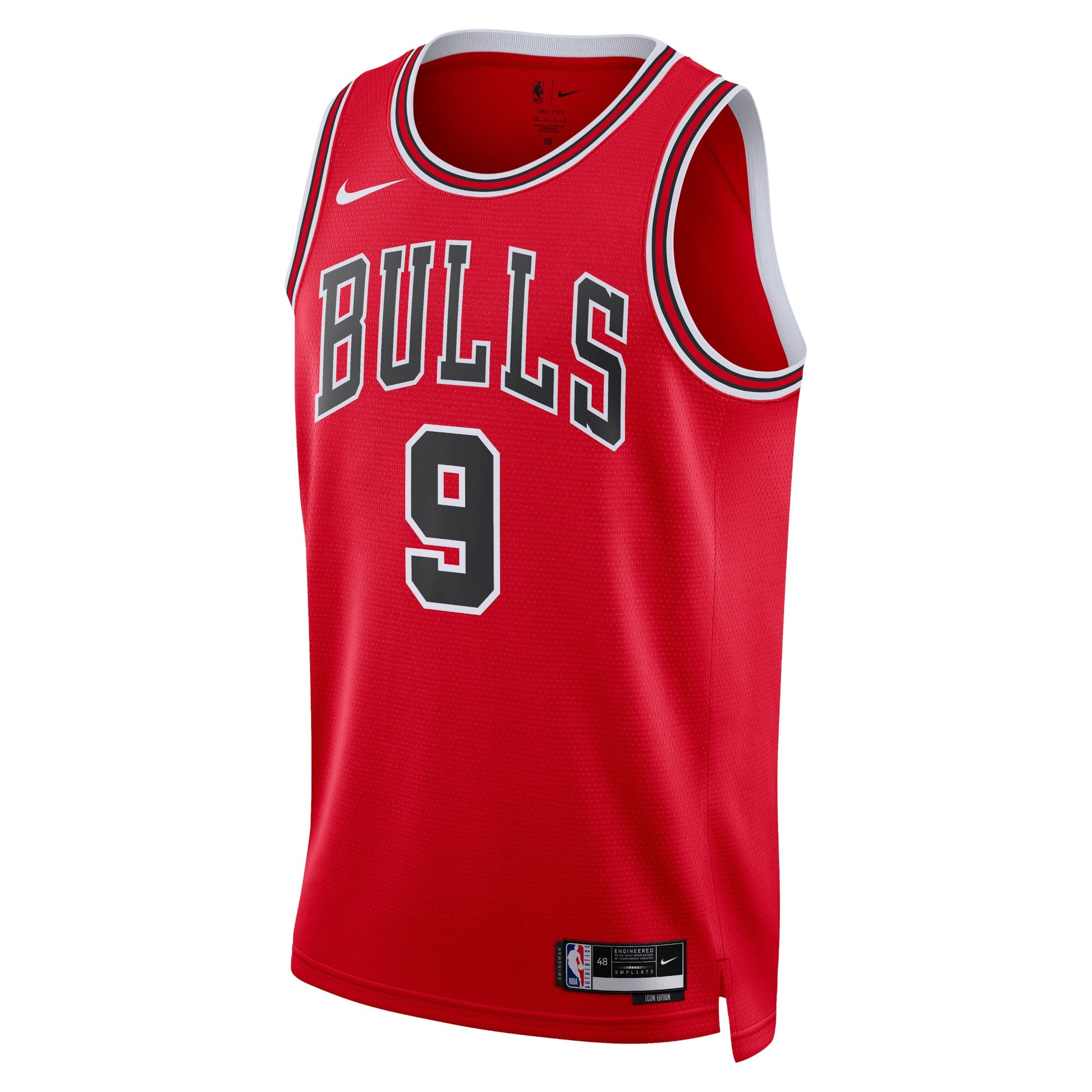 Nikola Vučević Chicago Bulls Icon Edition Swingman Jersey - Red - Unisex