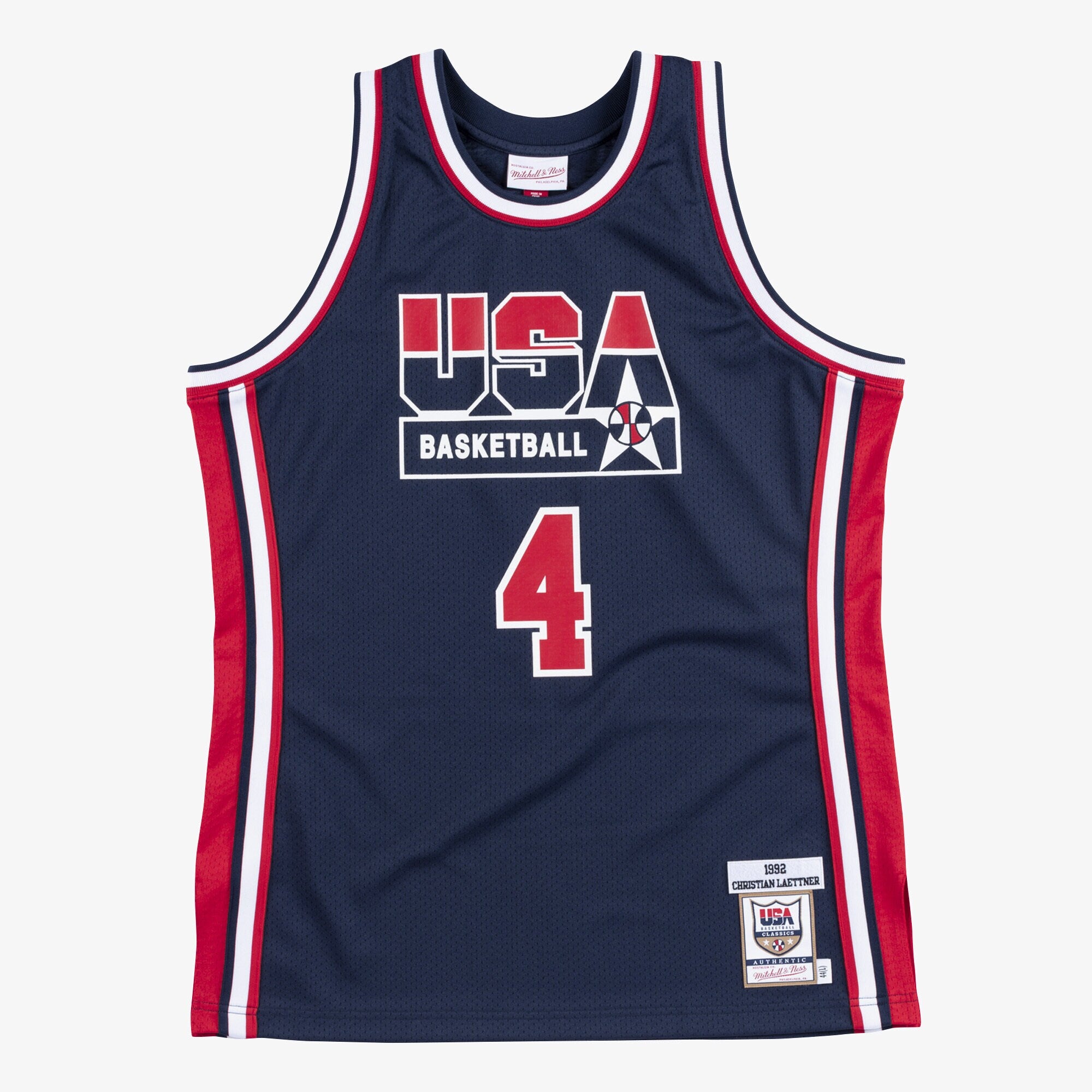 Christian Laettner USA Basketball 1992 Authentic Jersey