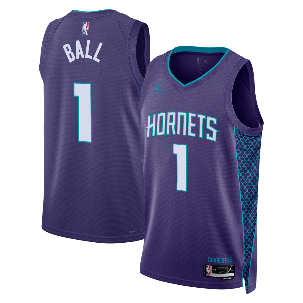 LaMelo Ball Charlotte Hornets Statement Edition Swingman Jersey - Purple - Unisex