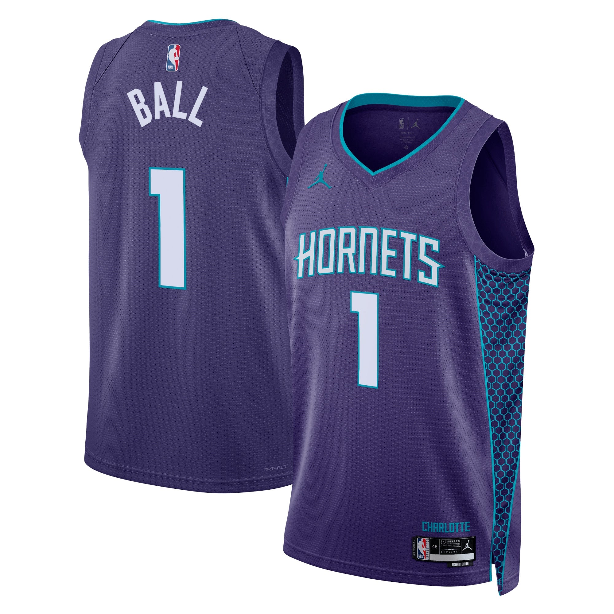 LaMelo Ball Charlotte Hornets Statement Edition Swingman Jersey - Purple - Unisex