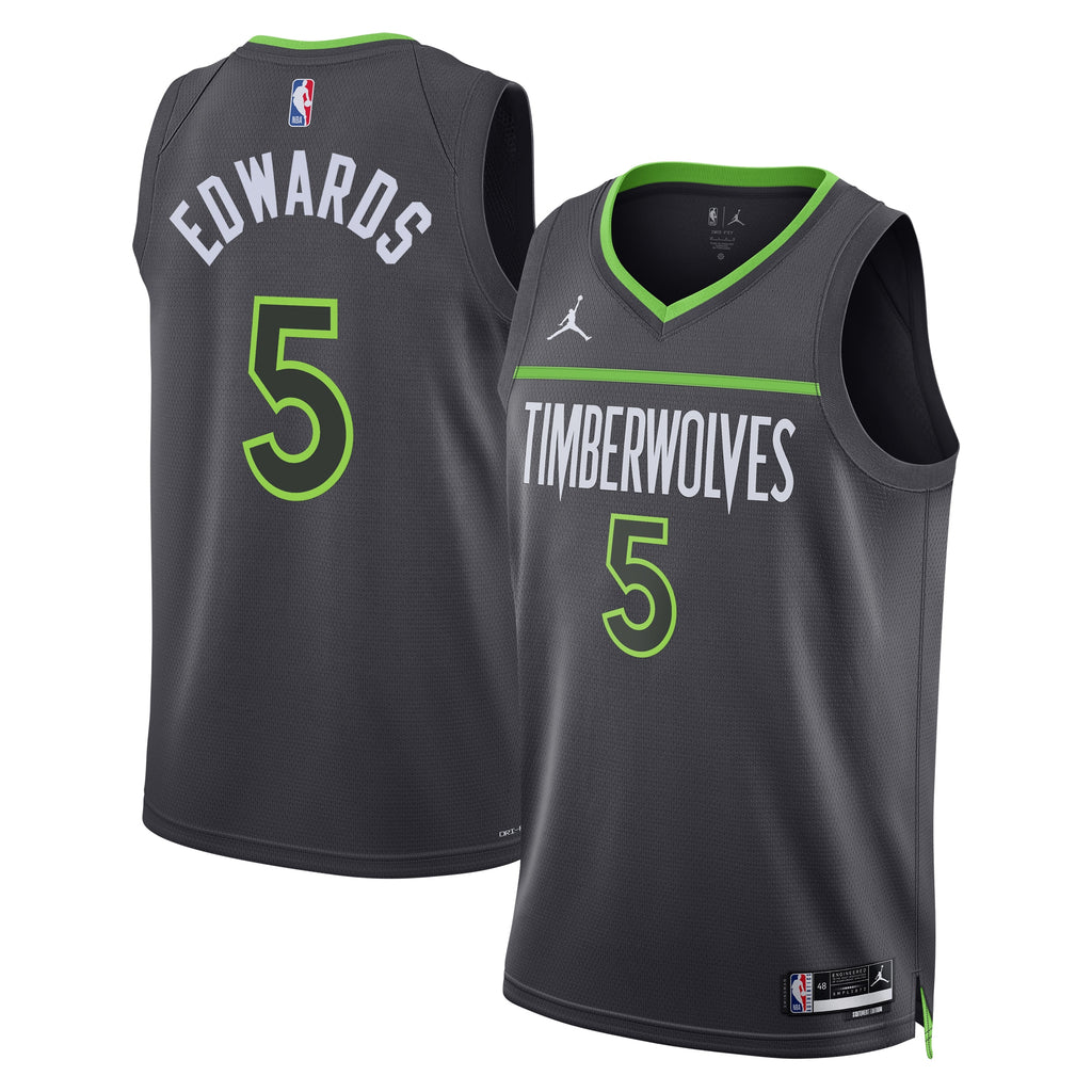 Anthony Edwards Minnesota Timberwolves Statement Edition Swingman Jersey - Gray - Unisex