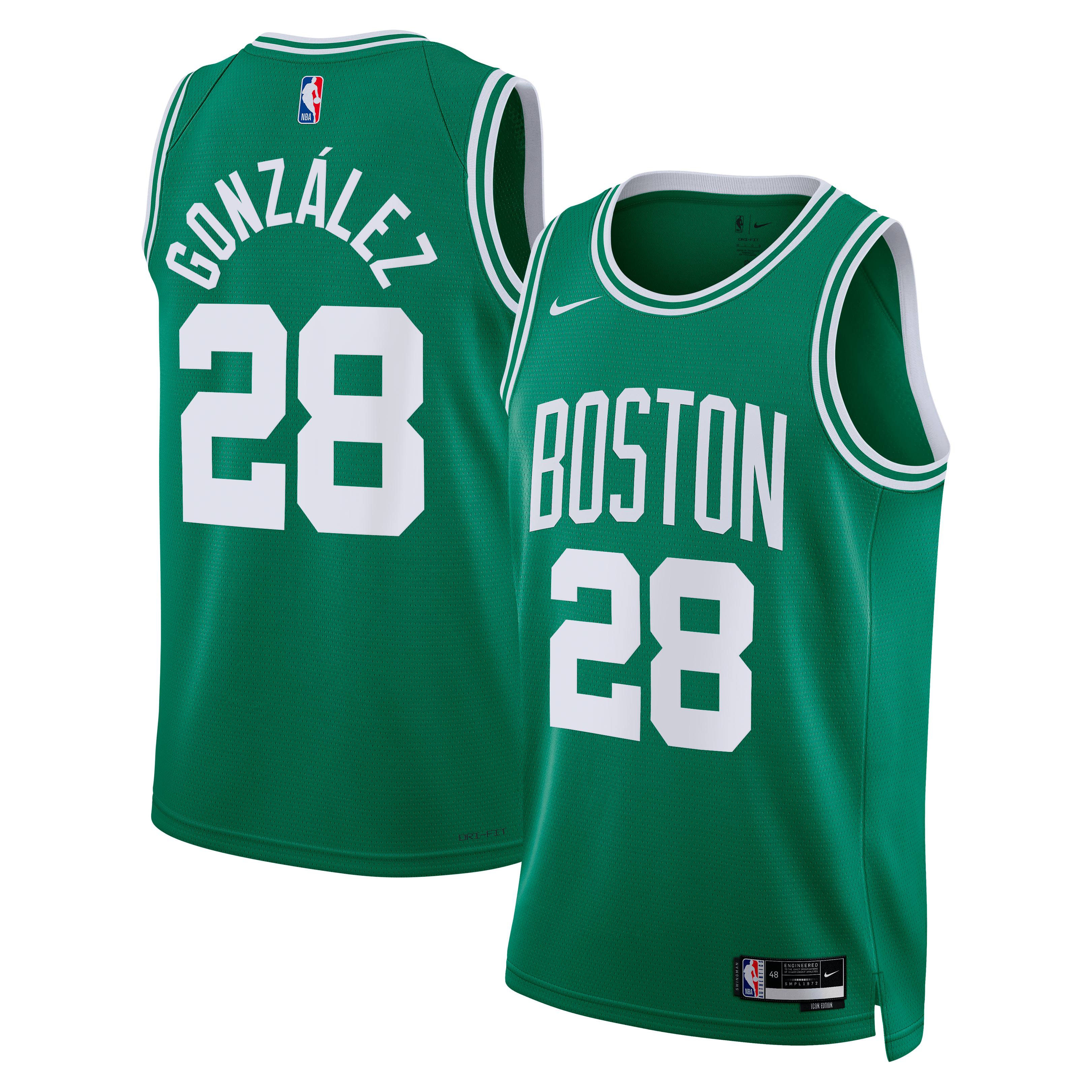 Hugo González Boston Celtics Icon Edition Swingman Jersey - Kelly Green - Unisex