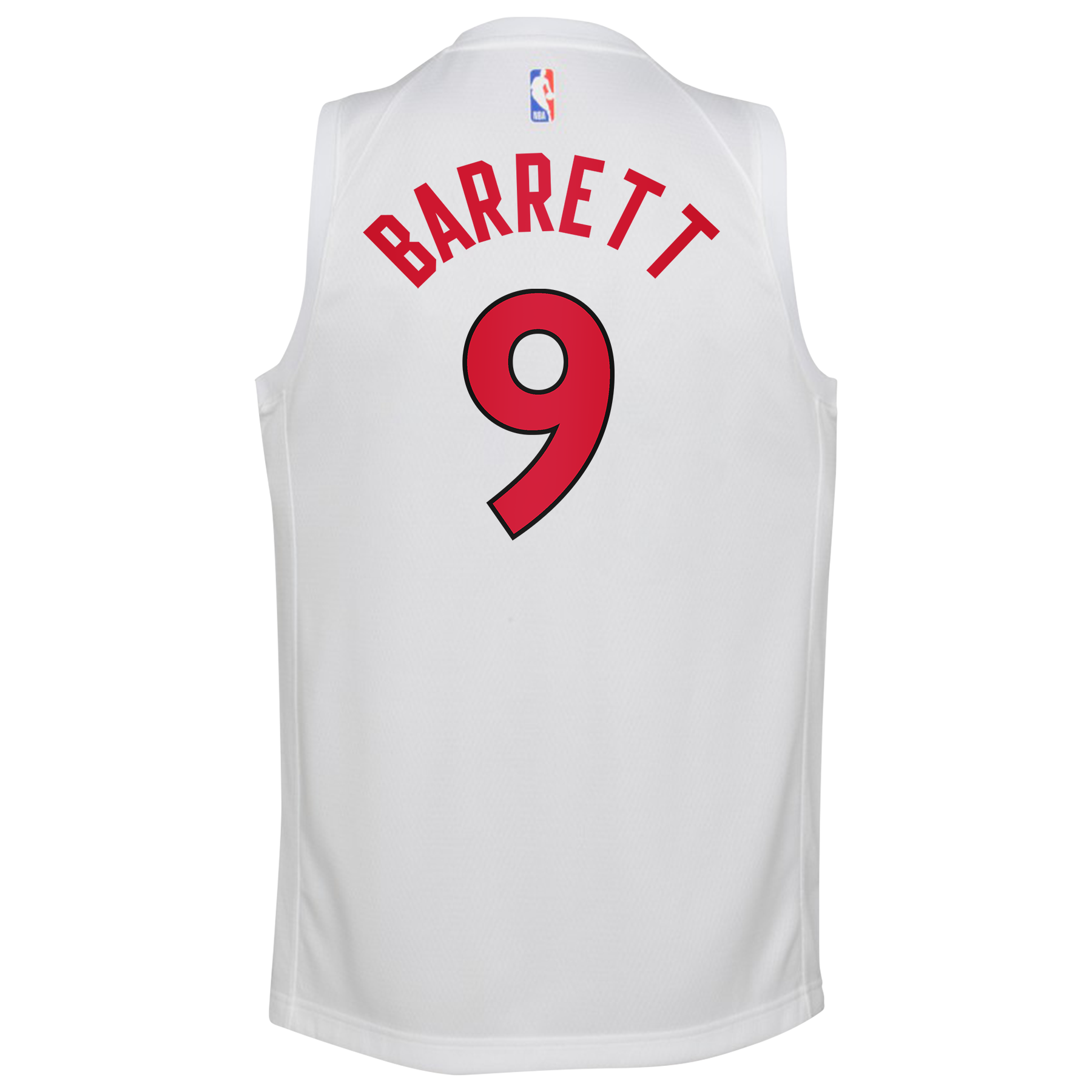 RJ Barrett Toronto Raptors Association Edition Swingman Jersey - White - Youth