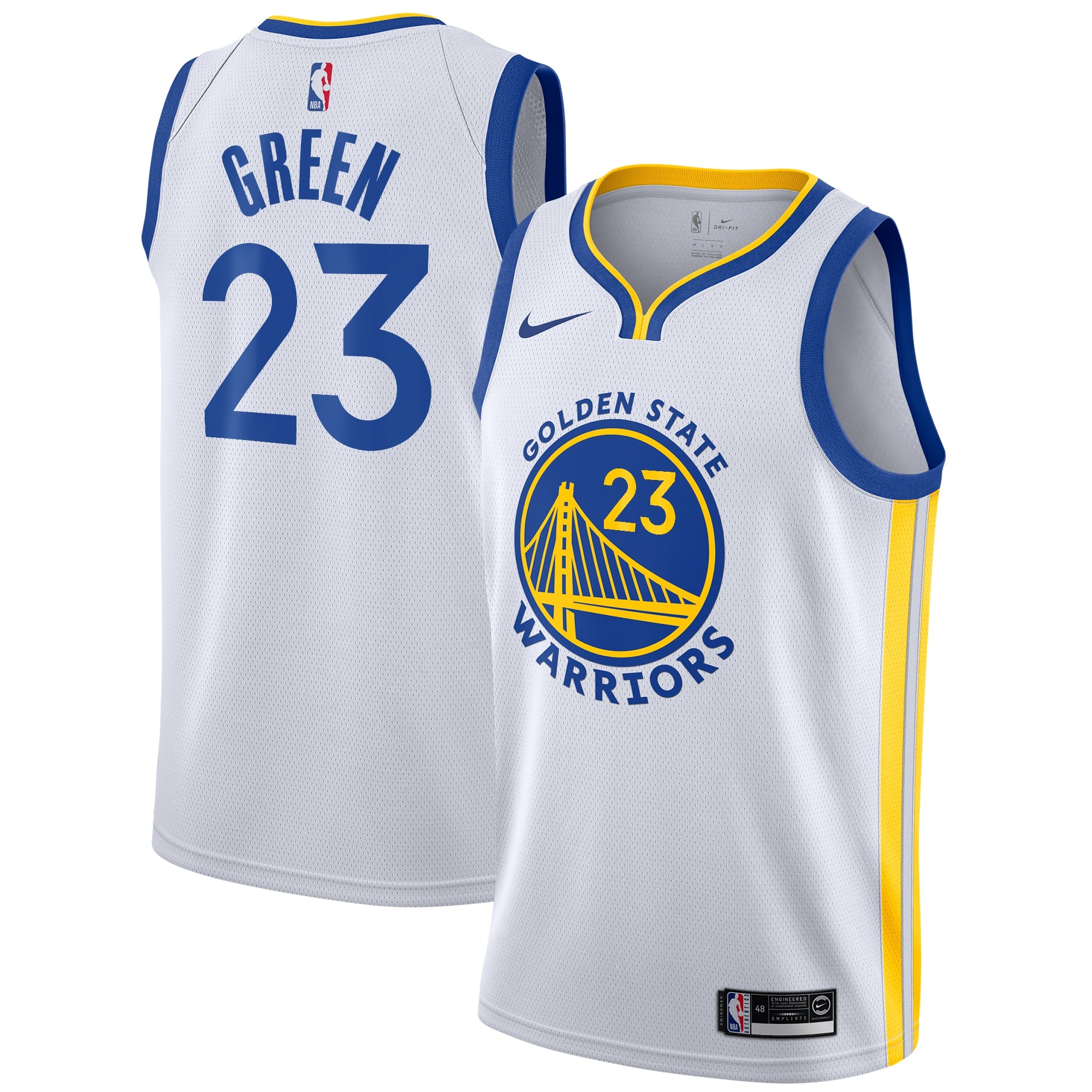 Draymond Green Golden State Warriors Association Edition Swingman Jersey - White - Youth