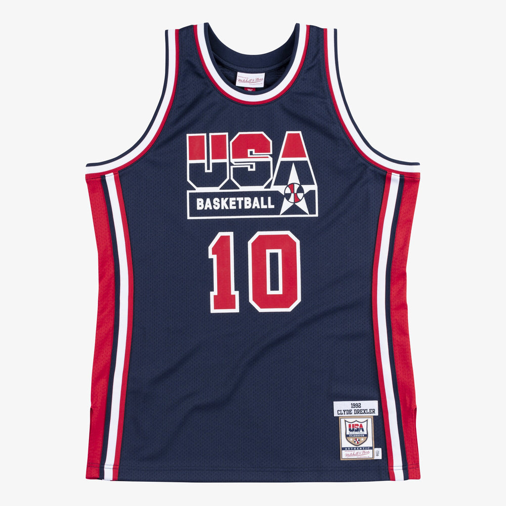 Clyde Drexler USA Basketball 1992 Authentic Jersey