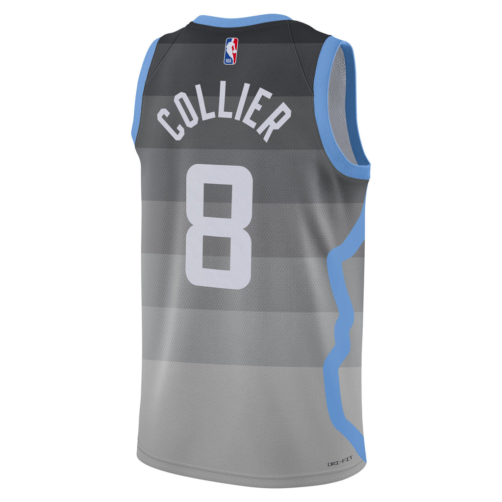 Isaiah Collier Utah Jazz 2025/26 City Edition Swingman Jersey - Gray - Unisex