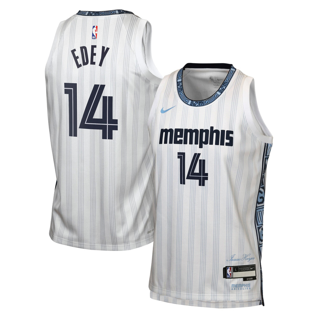 Zach Edey Memphis Grizzlies 2025/26 City Edition Swingman Jersey - Gray - Youth