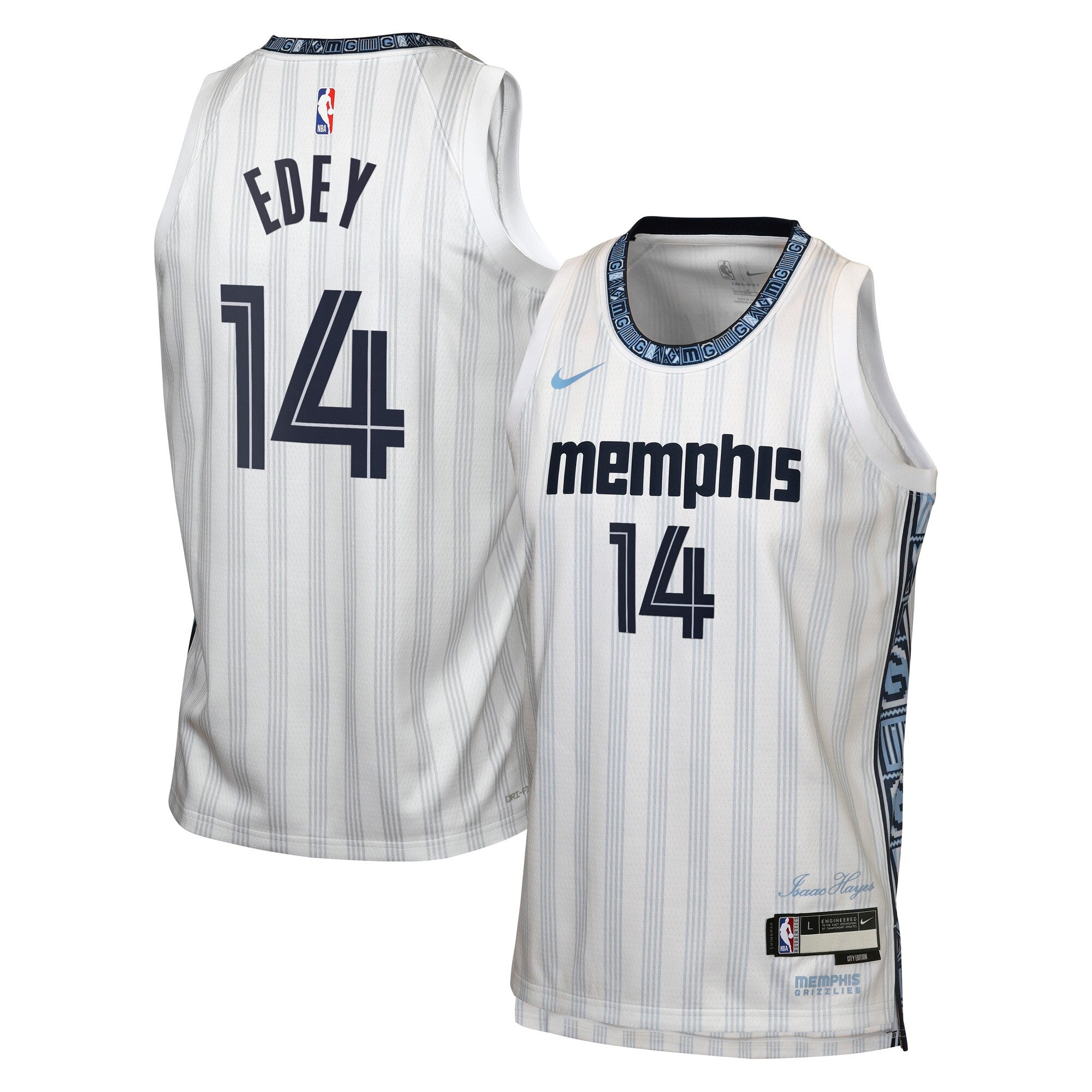 Zach Edey Memphis Grizzlies 2025/26 City Edition Swingman Jersey - Gray - Youth