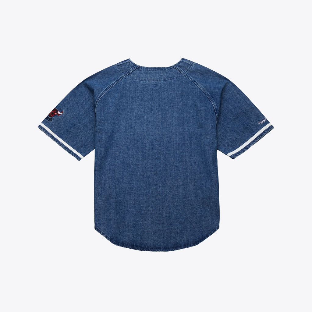 Chicago Bulls Summer Breeze Baseball Jersey - Blue - Mens