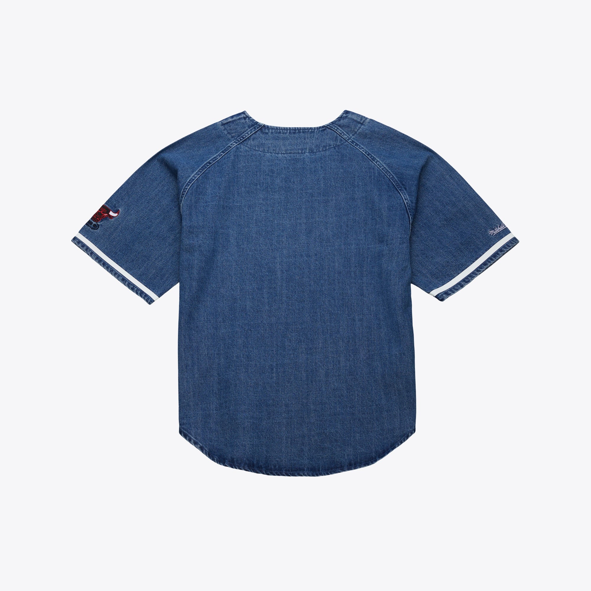 Chicago Bulls Summer Breeze Baseball Jersey - Blue - Mens