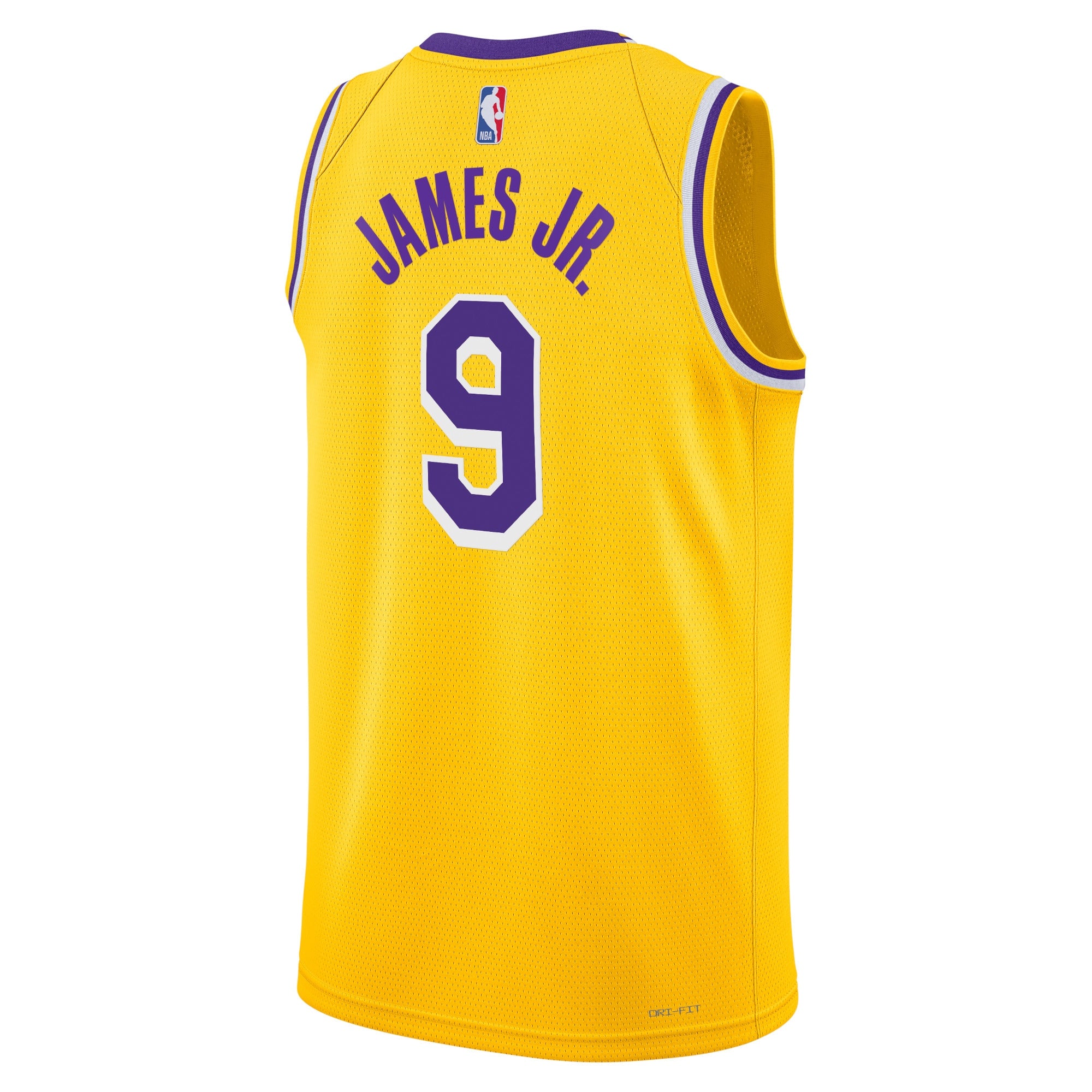 Bronny James Los Angeles Lakers Swingman Icon Jersey - Gold - Unisex