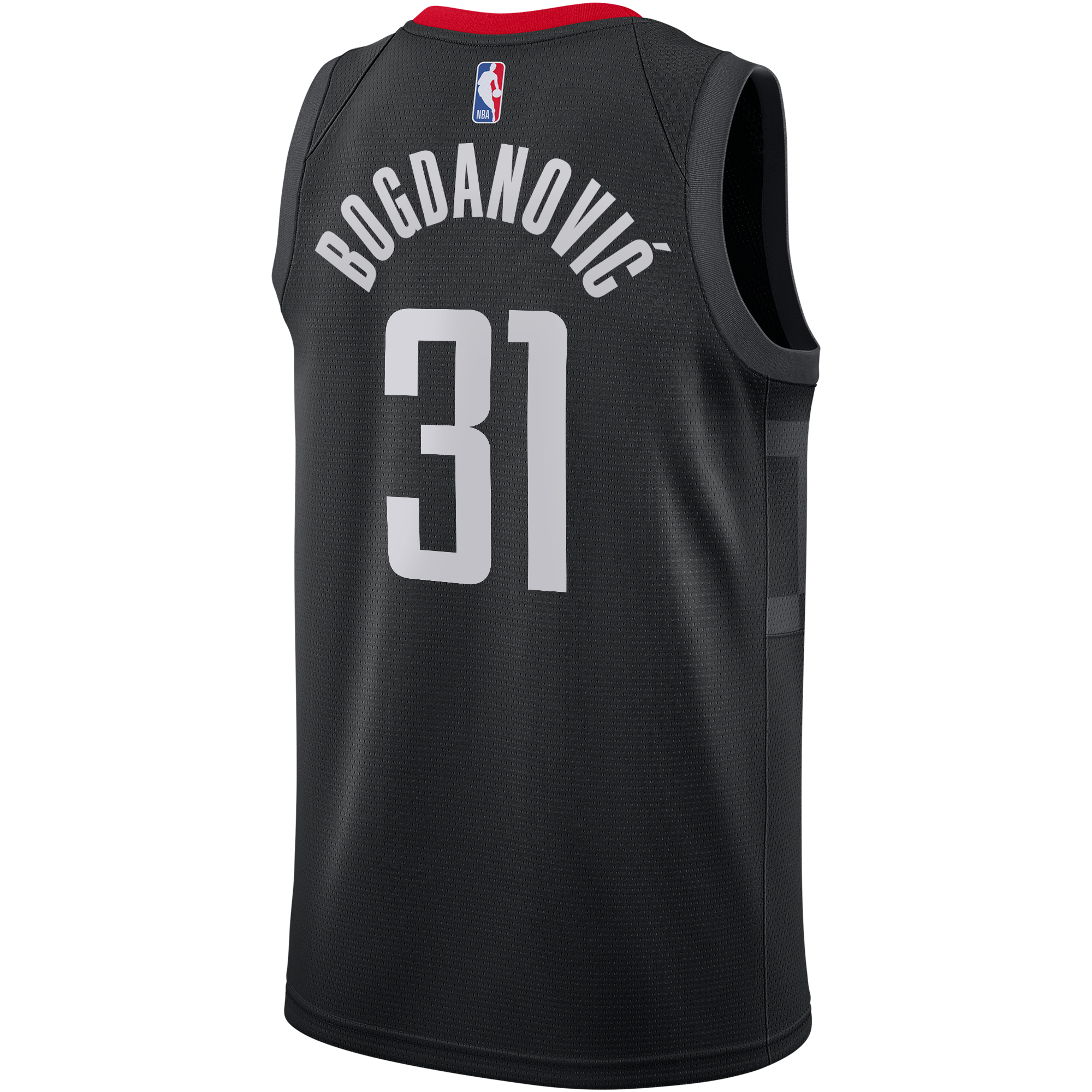 Bogdan Bogdanović Houston Rockets Statement Edition Swingman Jersey - Black - Youth