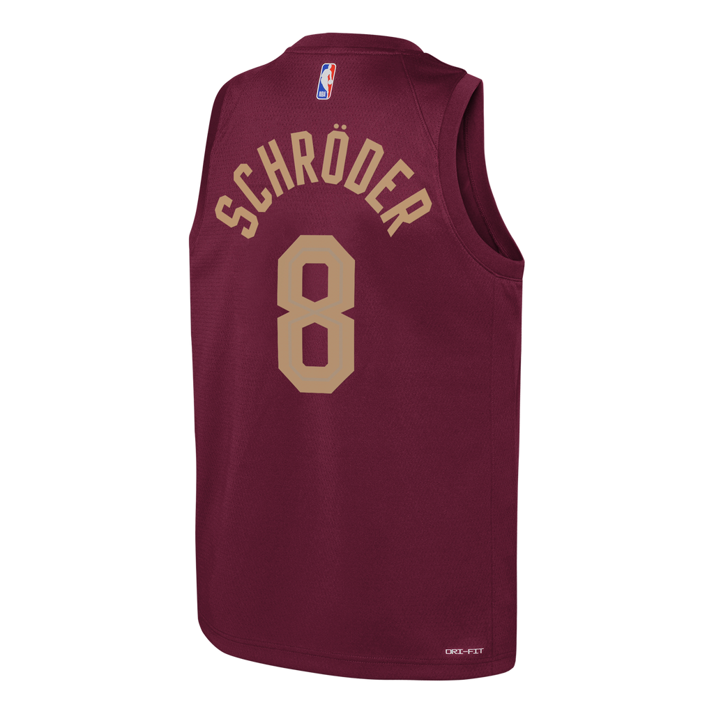 Dennis Schröder Cleveland Cavaliers Icon Edition Swingman Jersey - Wine - Youth