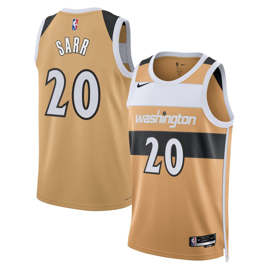 Alex Sarr Washington Wizards 2025/26 City Edition Swingman Jersey - Tan - Unisex