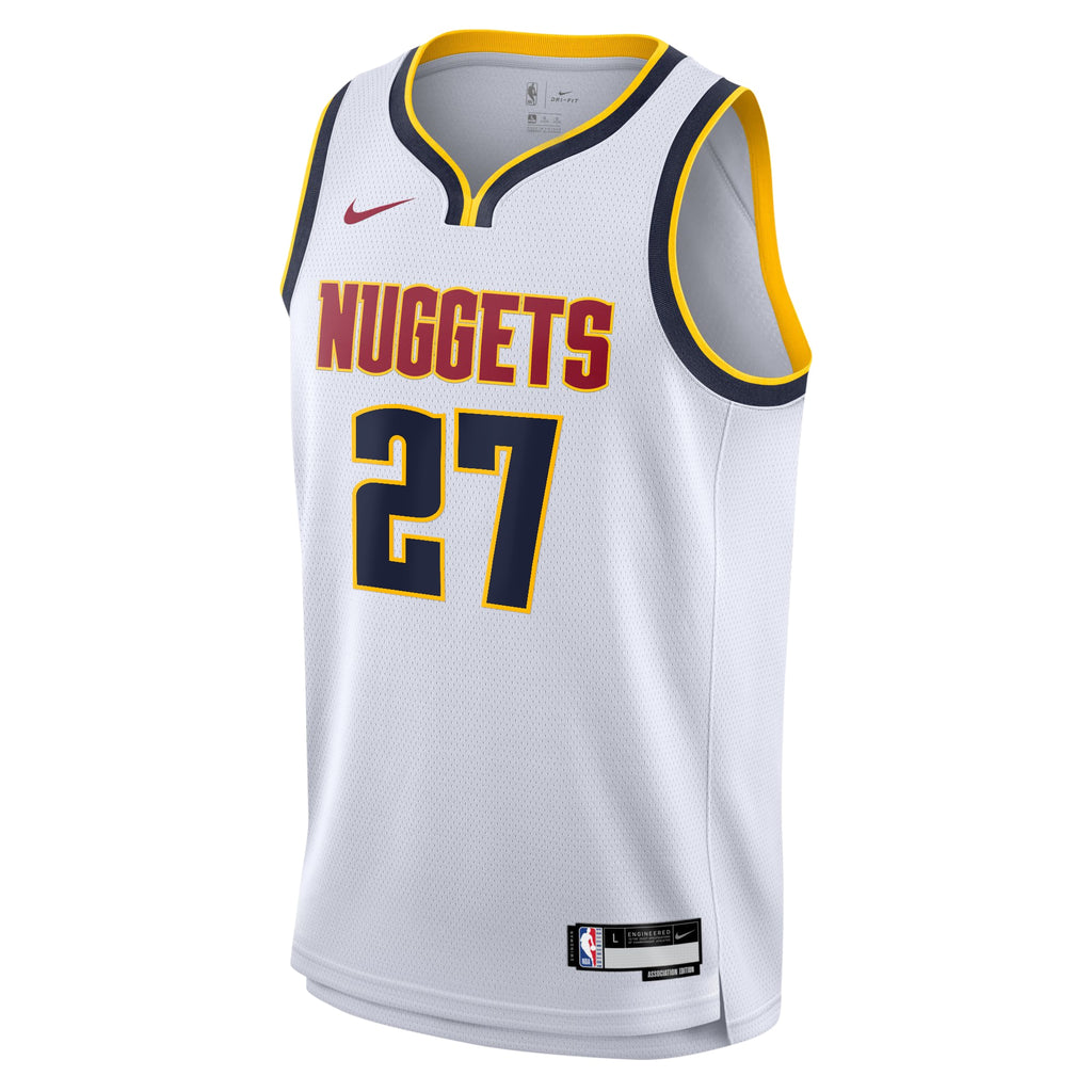 Jamal Murray Denver Nuggets Swingman Association Jersey - White - Youth