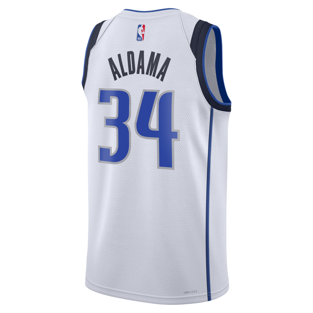 Santi Aldama Dallas Mavericks Association Edition Swingman Jersey - White - Unisex