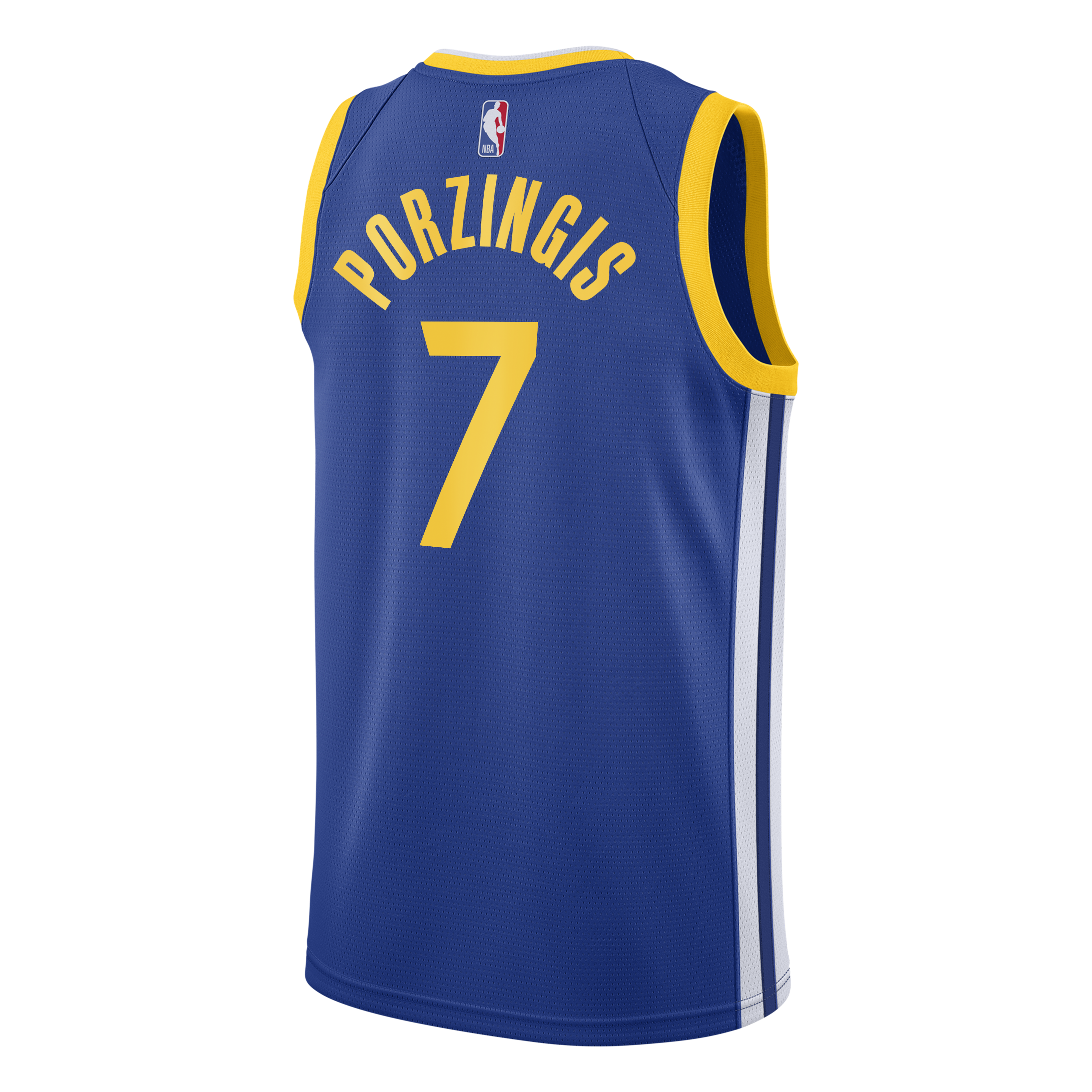 Kristaps Porziņģis Golden State Warriors Icon Edition Swingman Jersey - Royal - Youth