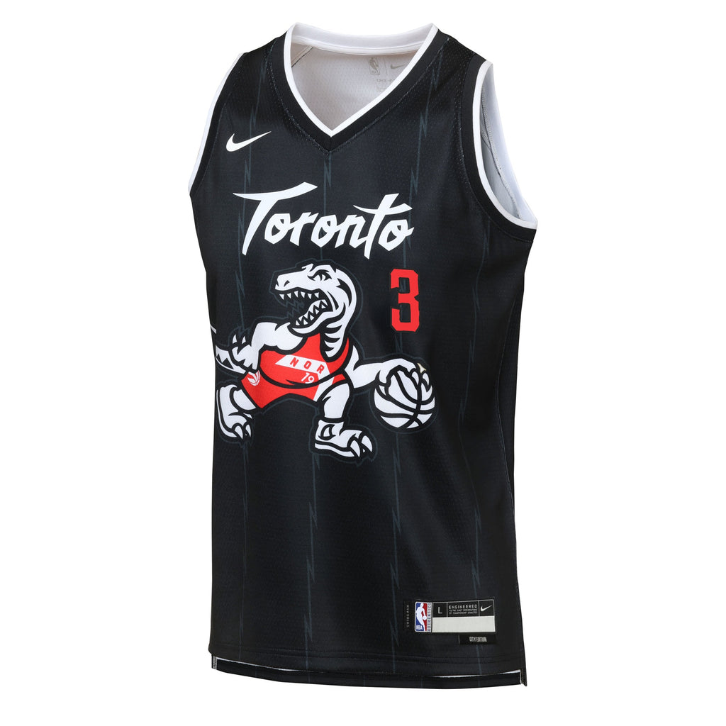 Brandon Ingram Toronto Raptors 2025/26 City Edition Swingman Jersey - Black - Youth