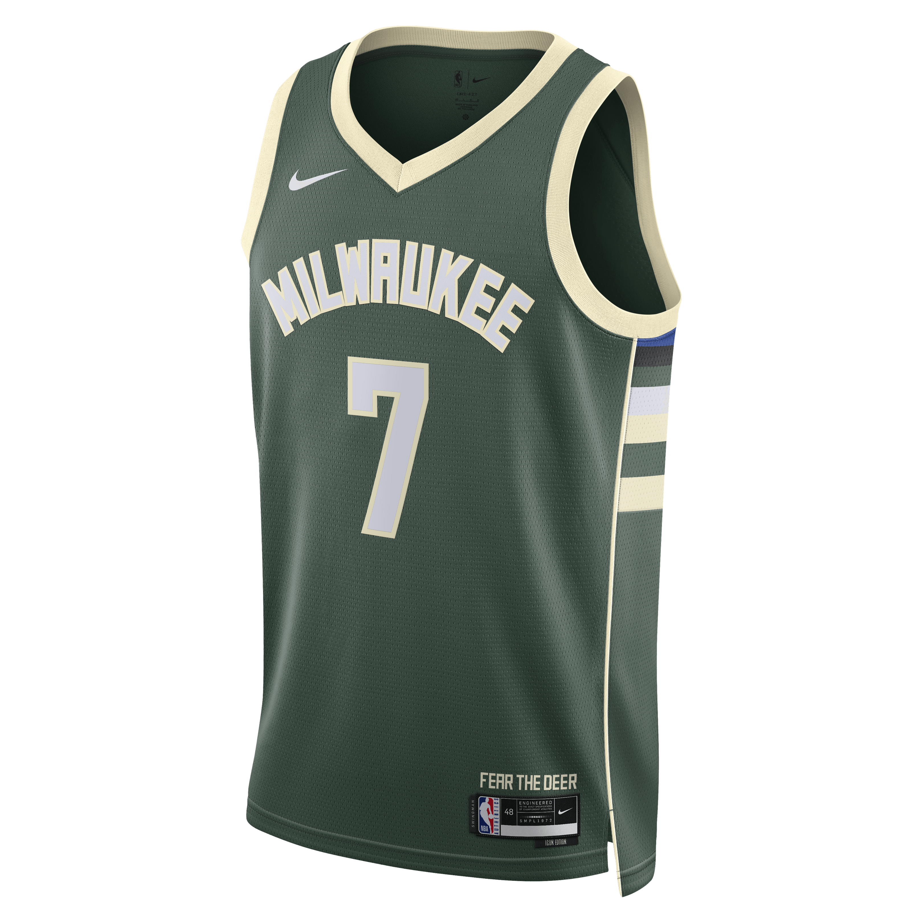 Kevin Porter Jr. Milwaukee Bucks Icon Edition Swingman Jersey - Hunter Green - Unisex