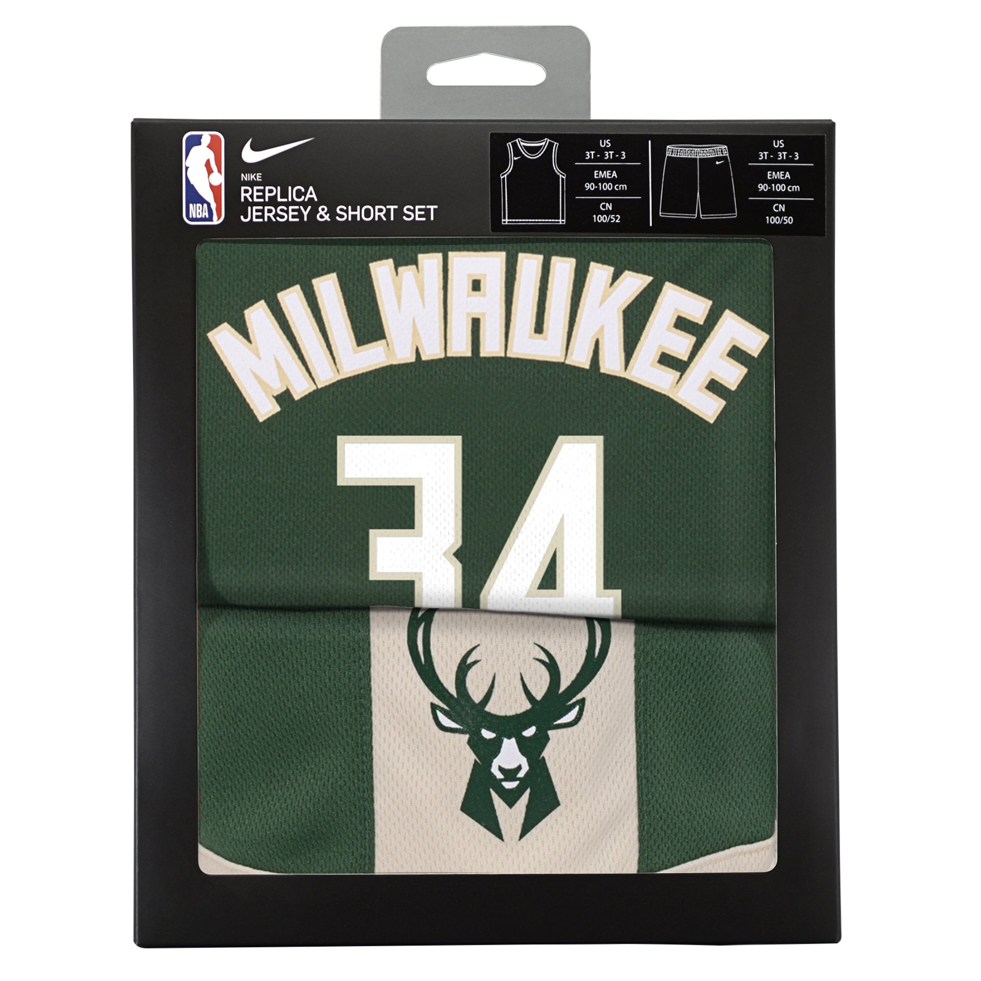 Giannis Antetokounmpo Milwaukee Bucks Replica Icon Jersey - Infant