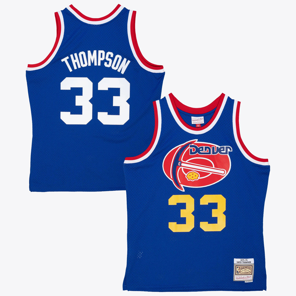 David Thompson Denver Nuggets 1975 Dark Authentic Jersey - Royal Blue