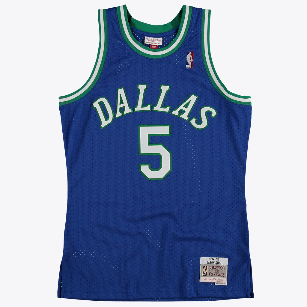 Jason Kidd Dallas Mavericks 1997 Hardwood Classics Swingman Road Jersey - Royal - Mens