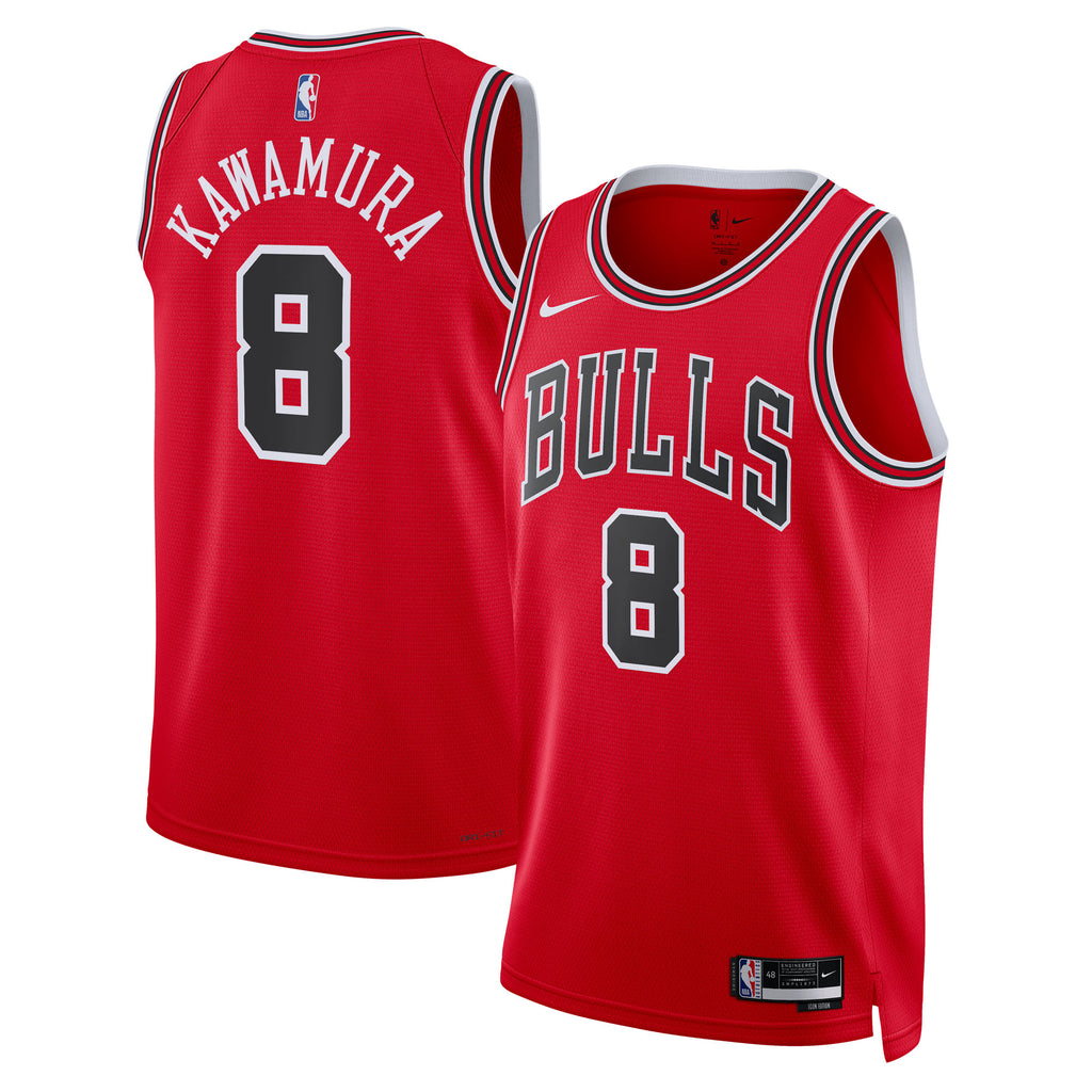 Yuki Kawamura Chicago Bulls Icon Edition Swingman Jersey - Red - Unisex