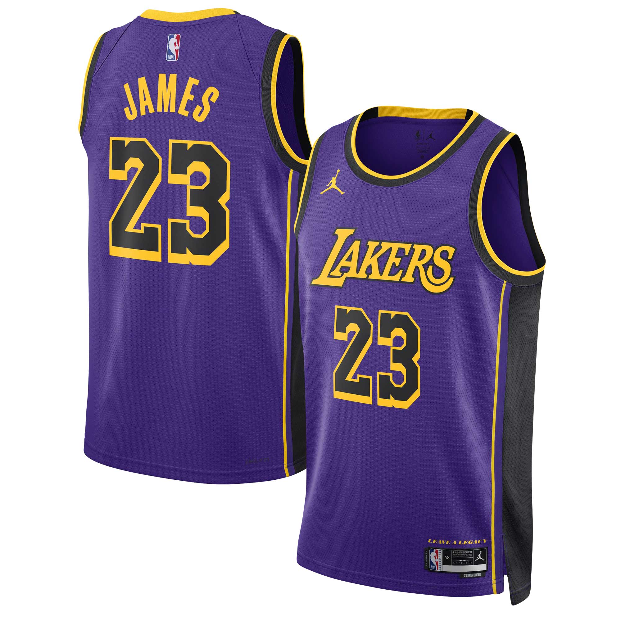 LeBron James Los Angeles Lakers Statement Edition Swingman Jersey - Unisex