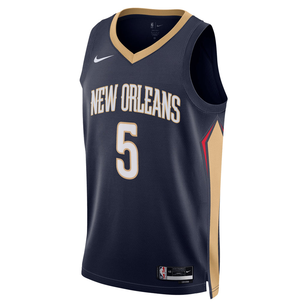 Dejounte Murray New Orleans Pelicans Icon Edition Swingman Jersey - Navy - Unisex