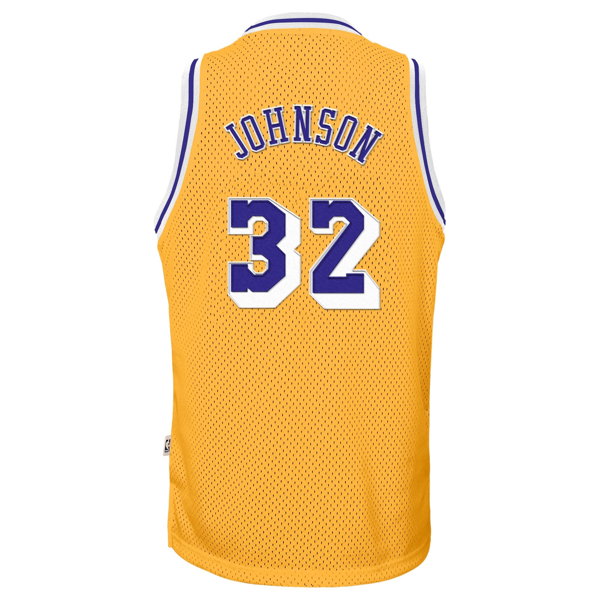 Magic Johnson Los Angeles Lakers 1984-85 Hardwood Classics Swingman Home Jersey - Light Gold - Youth