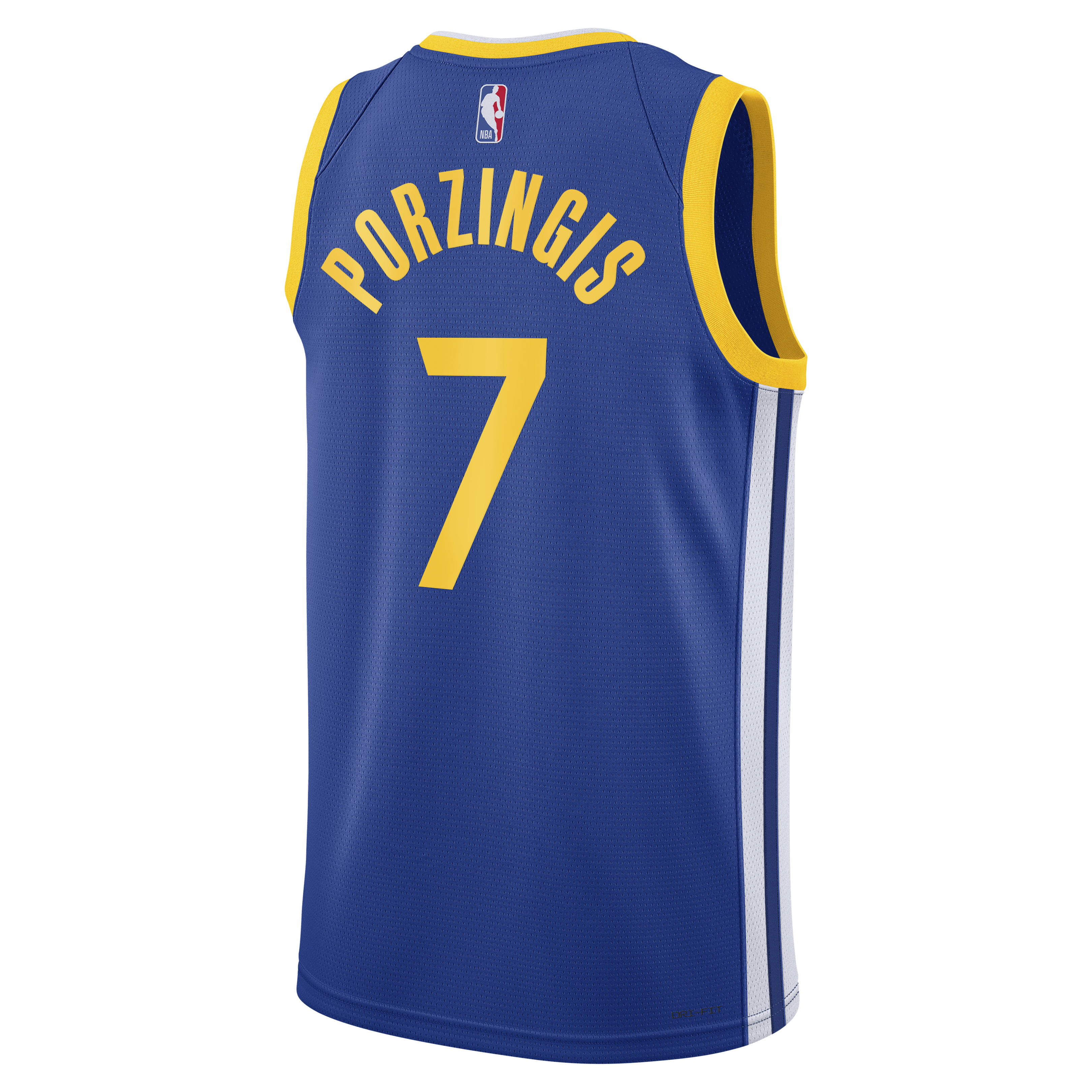 Kristaps Porziņģis Golden State Warriors Icon Edition Swingman Jersey - Royal - Unisex