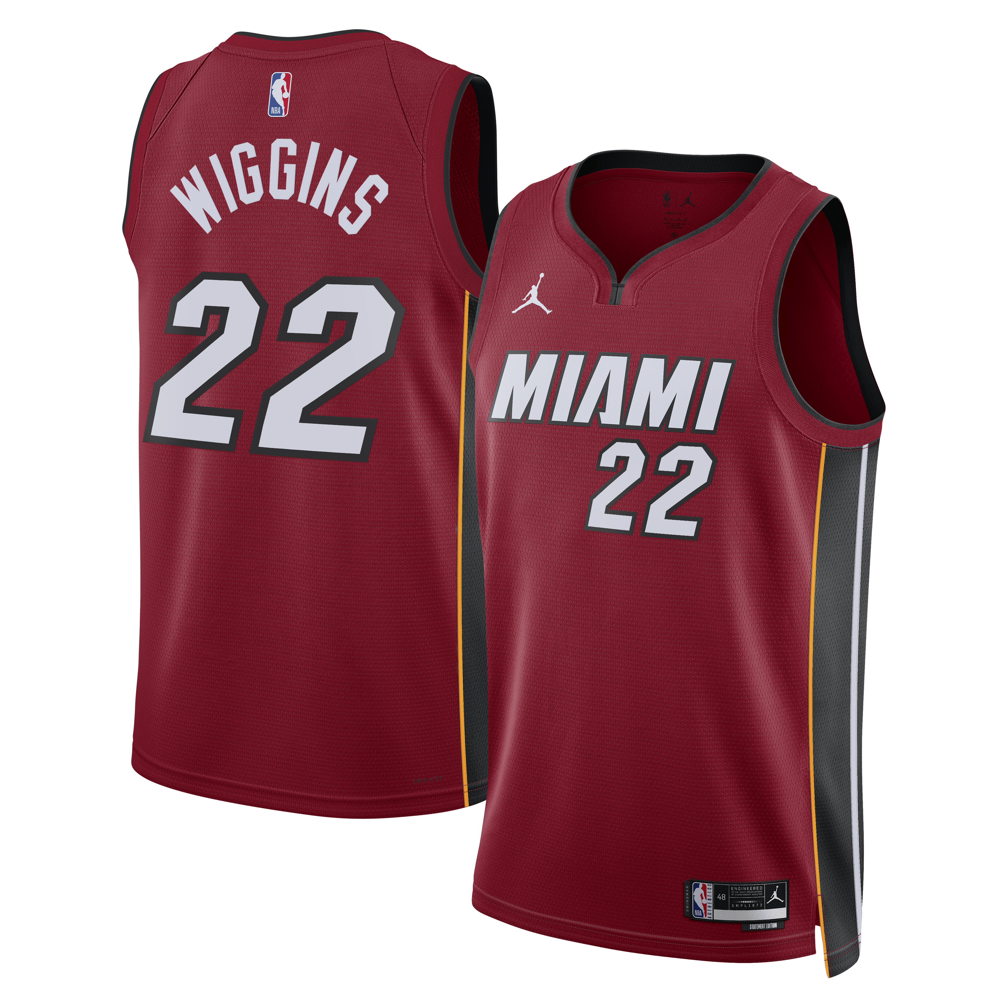 Andrew Wiggins Miami Heat Statement Edition Swingman Jersey - Red - Unisex