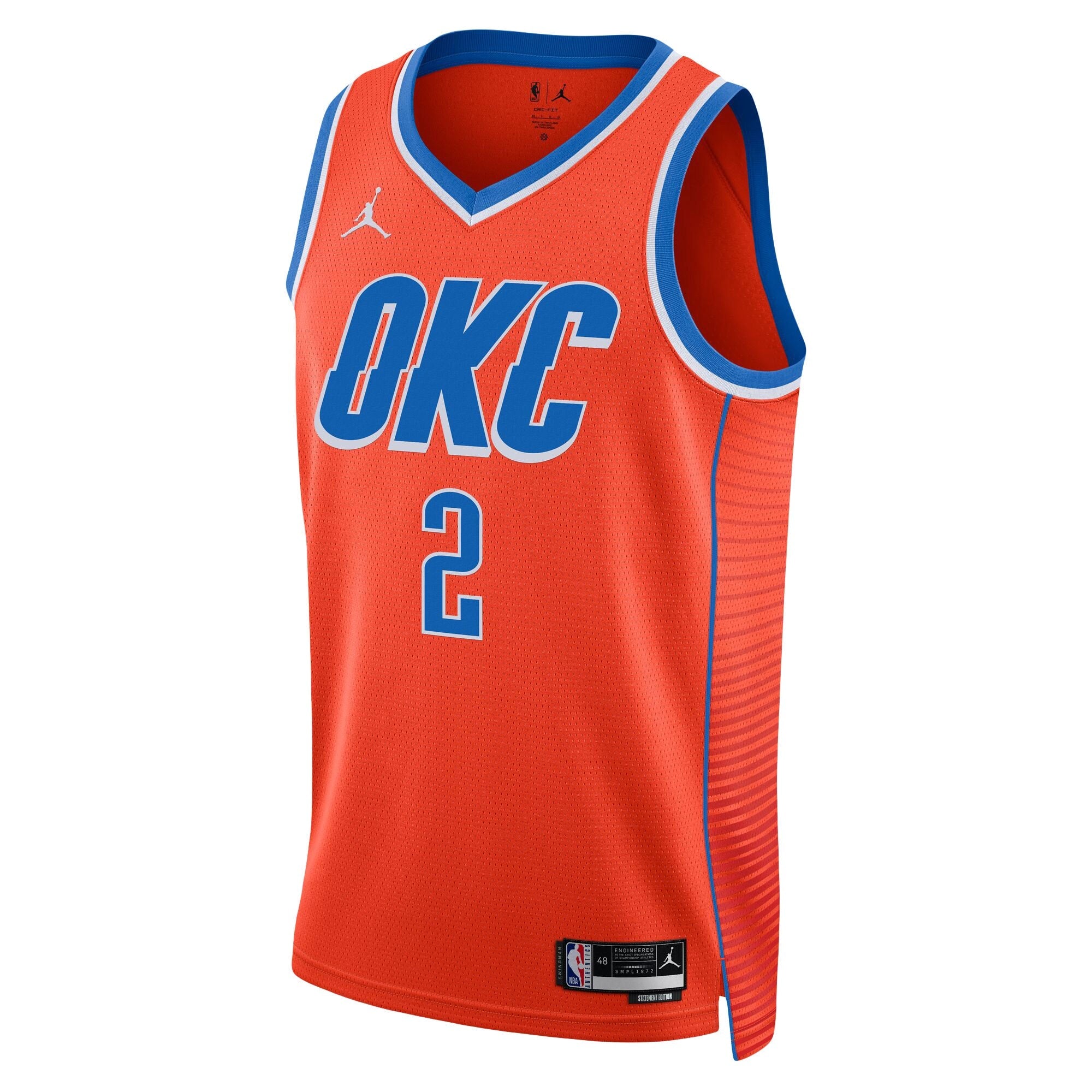 Shai Gilgeous-Alexander Oklahoma City Thunder Replica Swingman Statement Jersey - Unisex