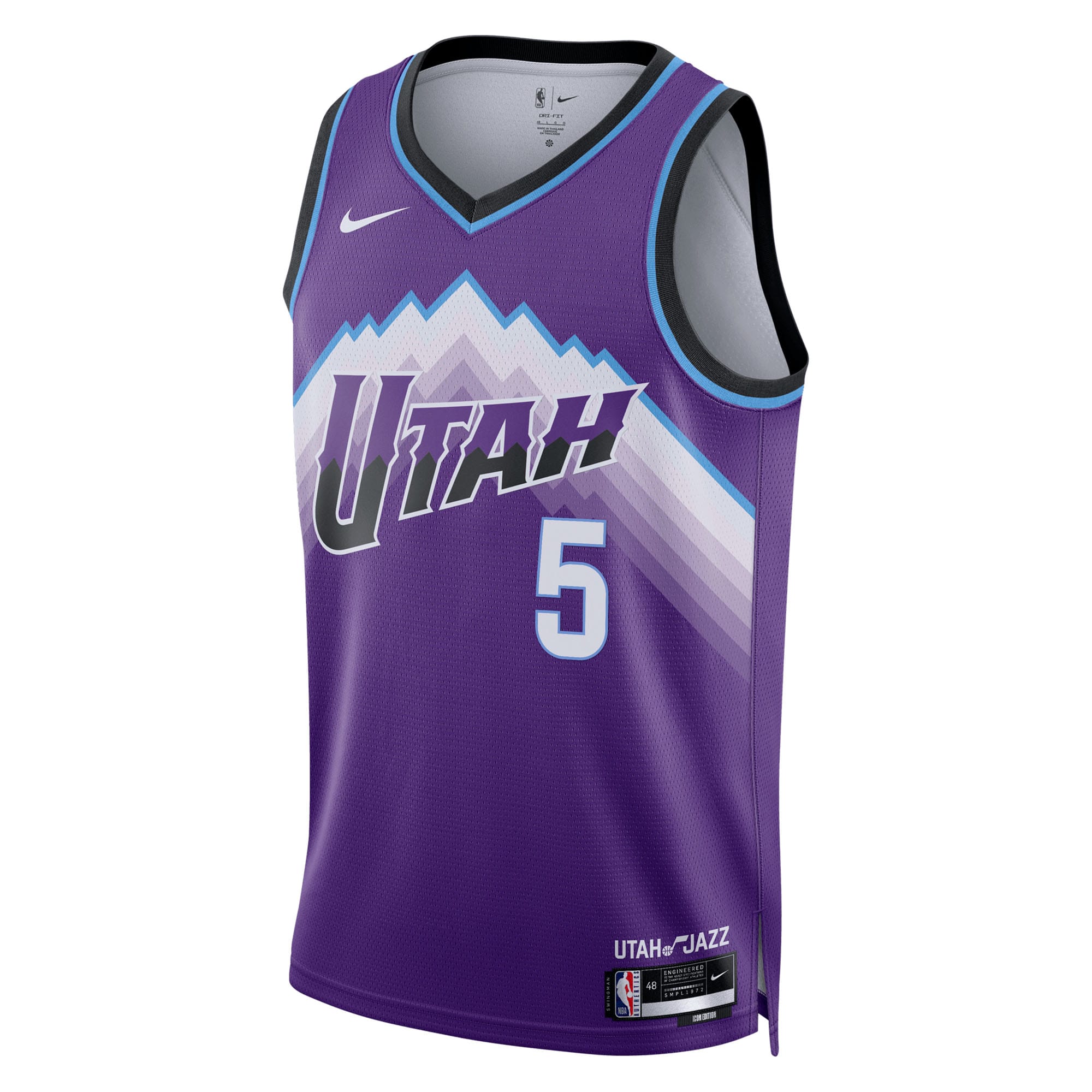 Cody Williams Utah Jazz Icon Edition Replica Swingman Jersey - Purple - Youth