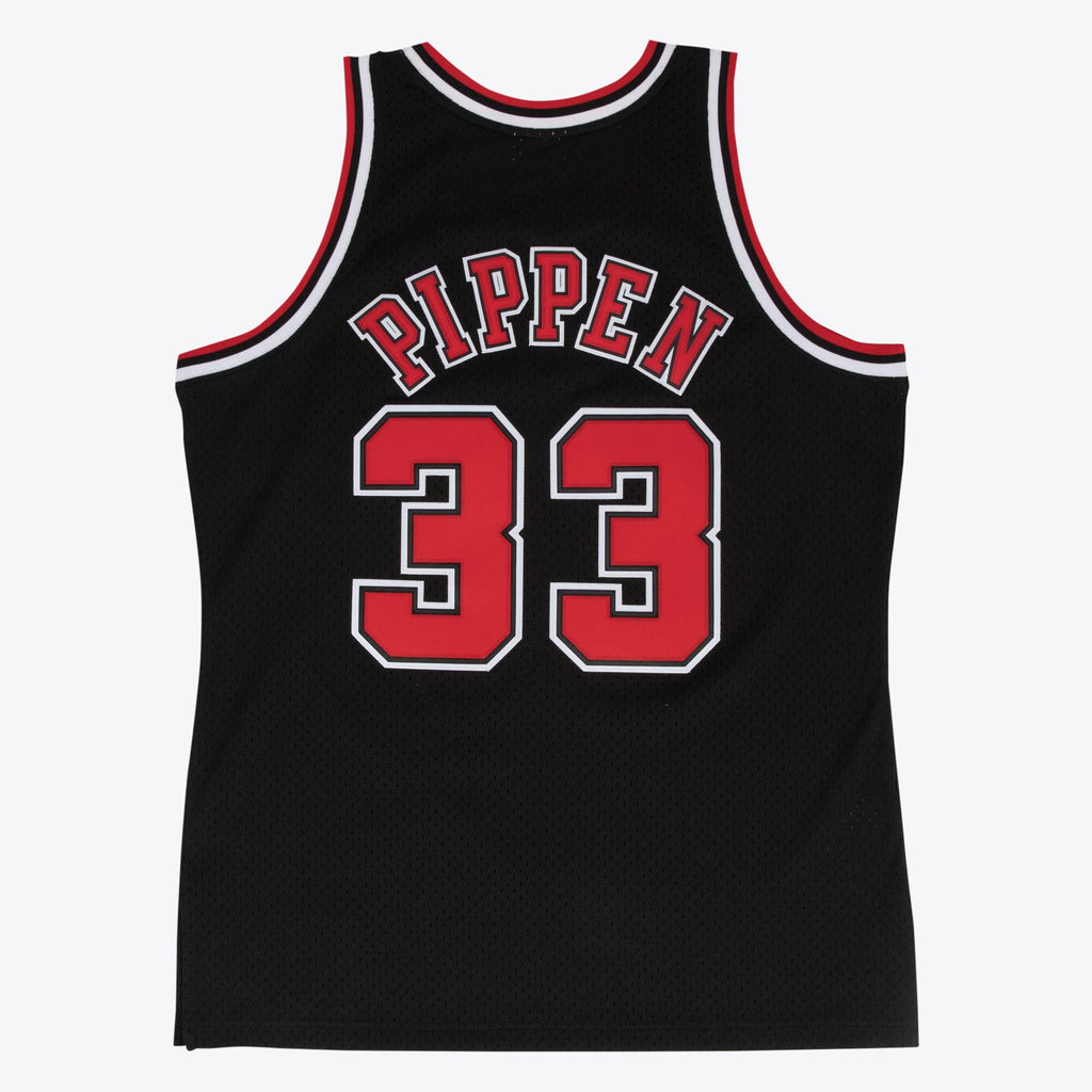 Scottie Pippen Chicago Bulls 1997-98 Hardwood Classics Swingman Alternate Jersey - Black - Mens