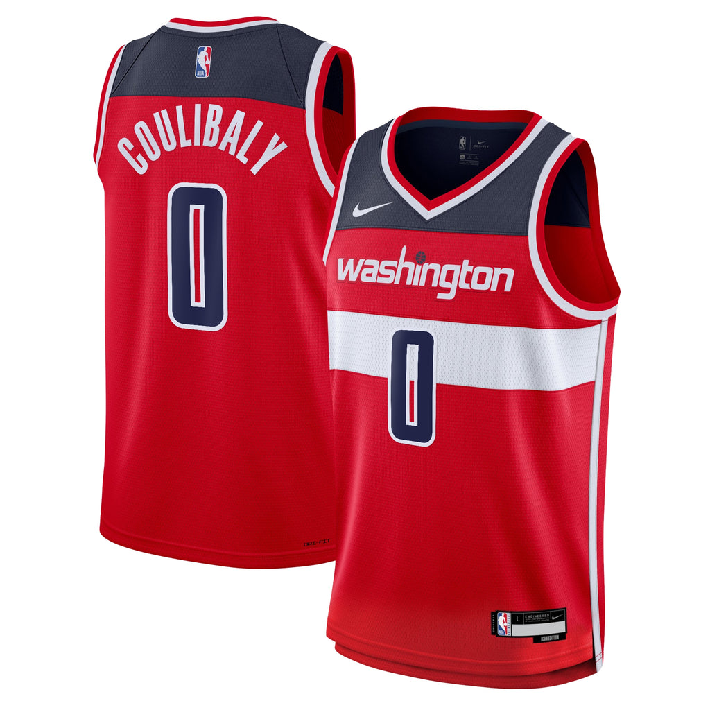 Bilal Coulibaly Washington Wizards Swingman Icon Jersey - Red - Youth